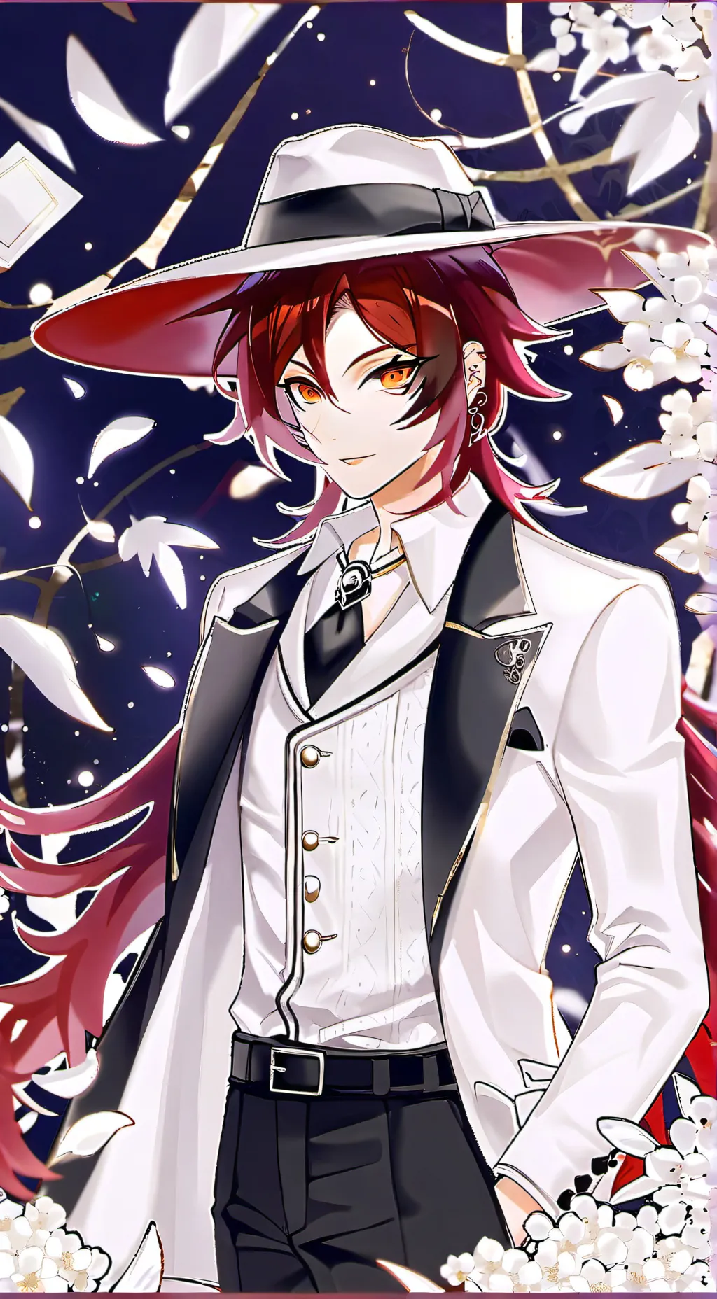 ai character: Aurora background