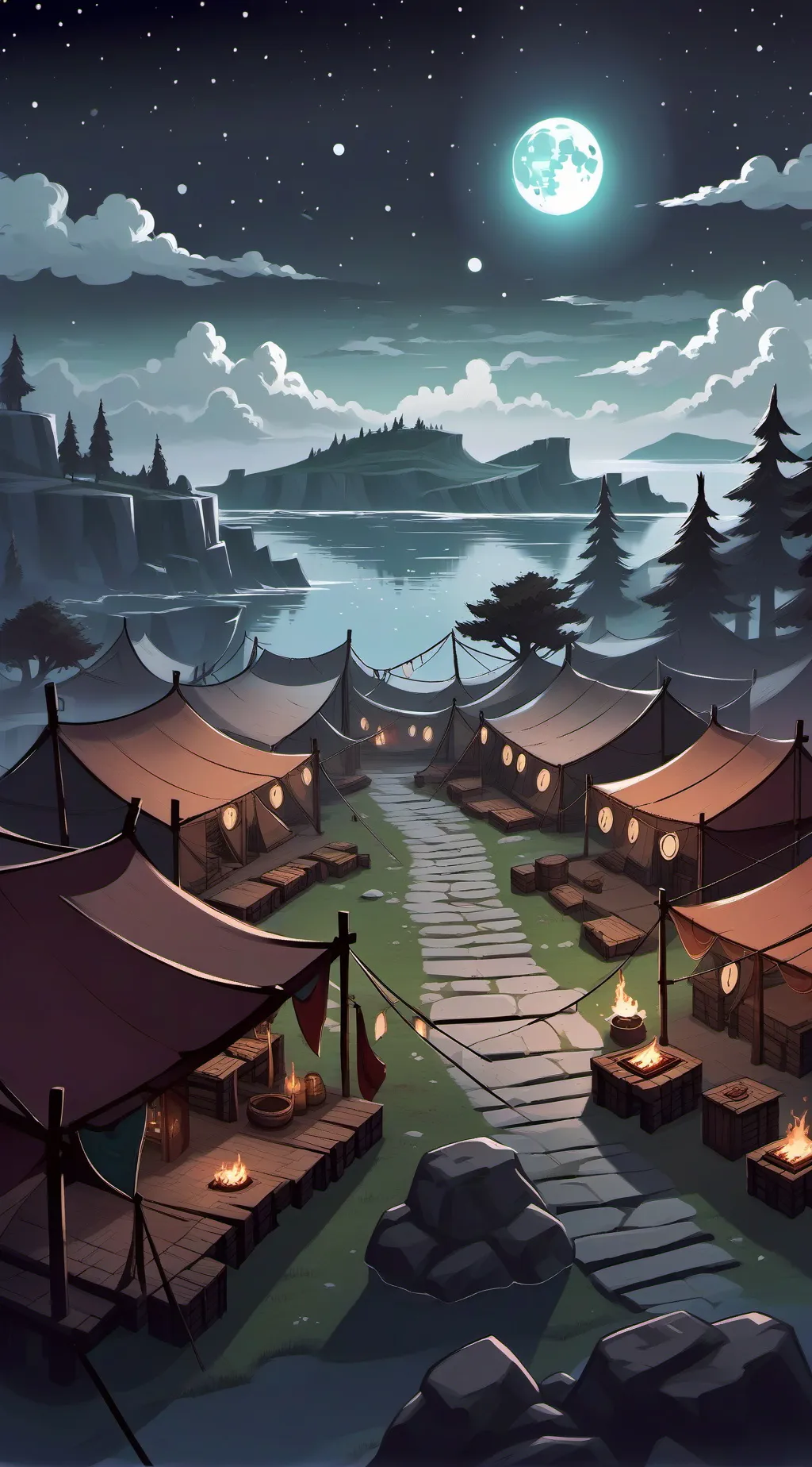 ai character: PJO group chat background