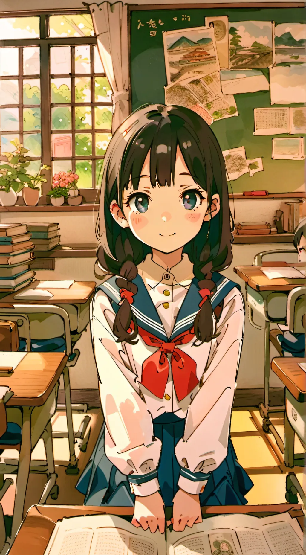 ai character: Ally background