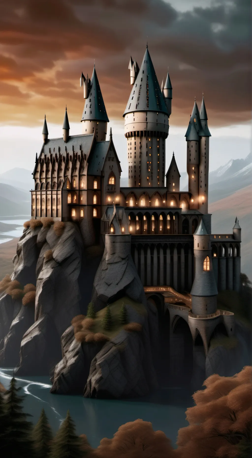 ai character: hogwarts  background