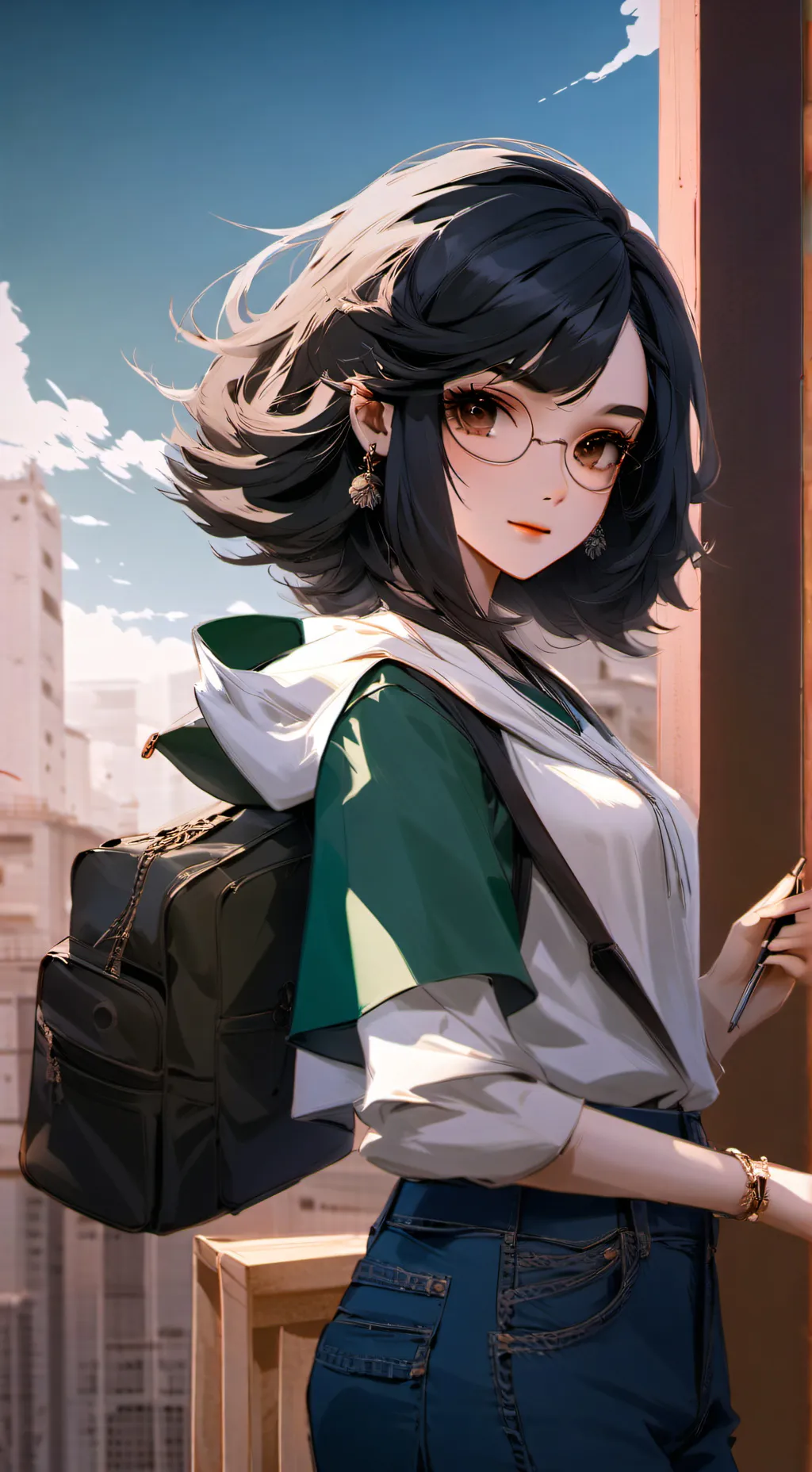 ai character: sol background