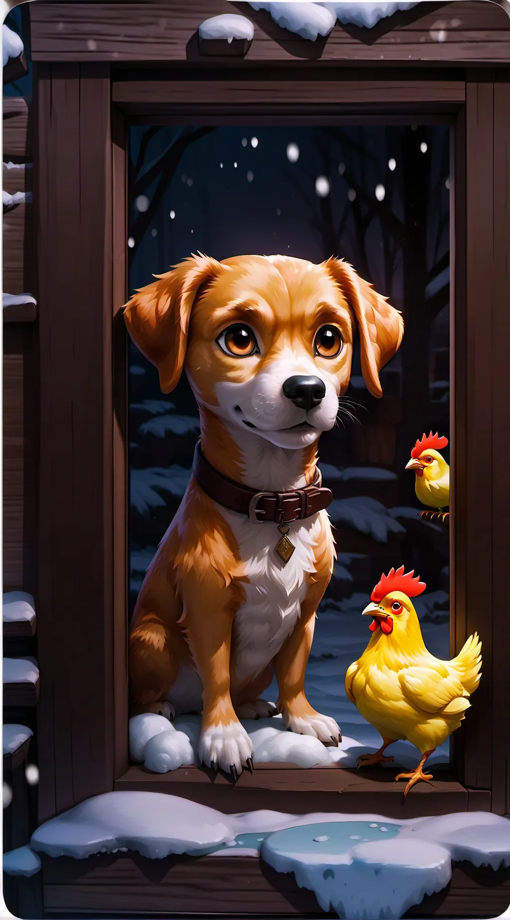 ai character: Smiling Critters background