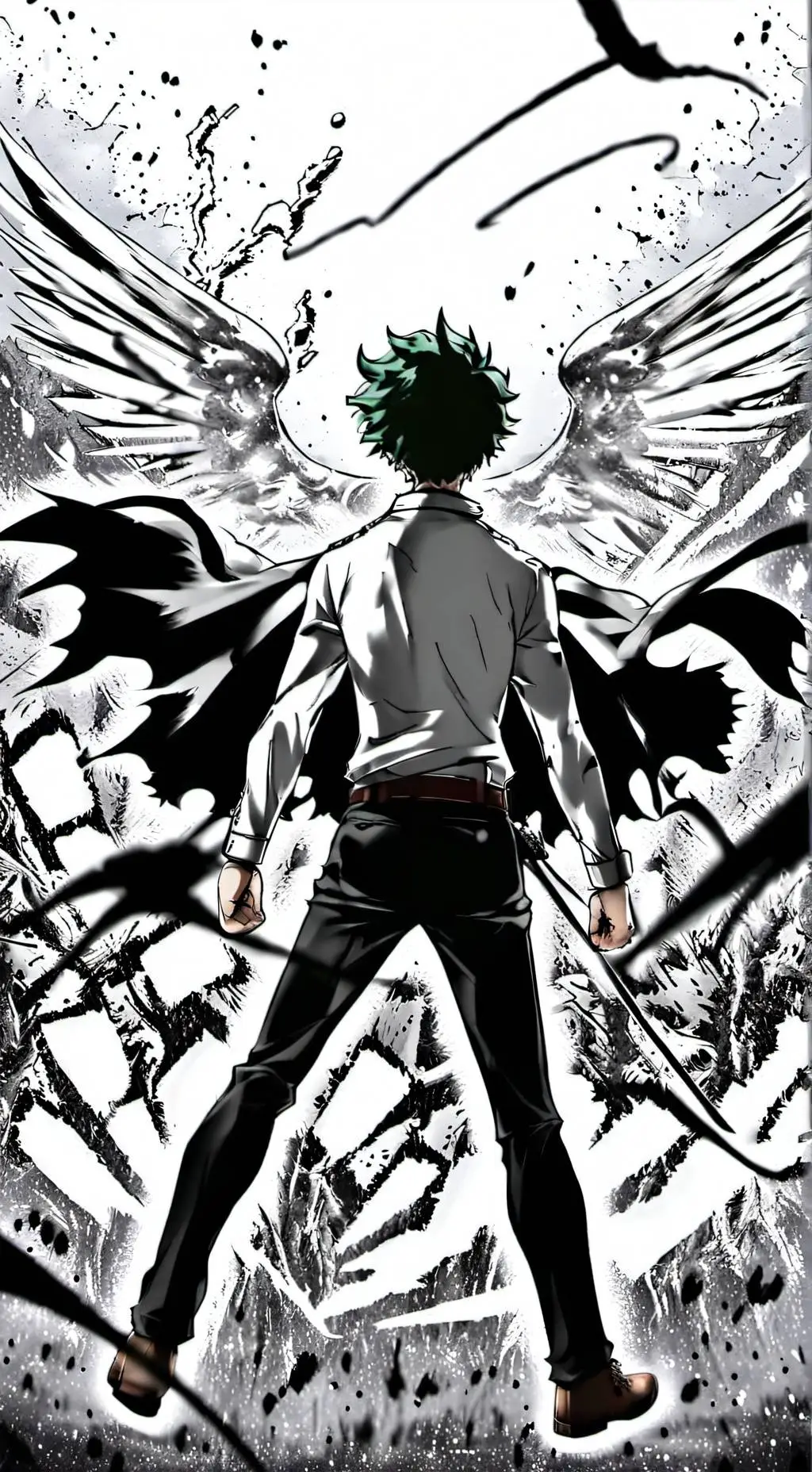 ai character: MHA Final War 1 background