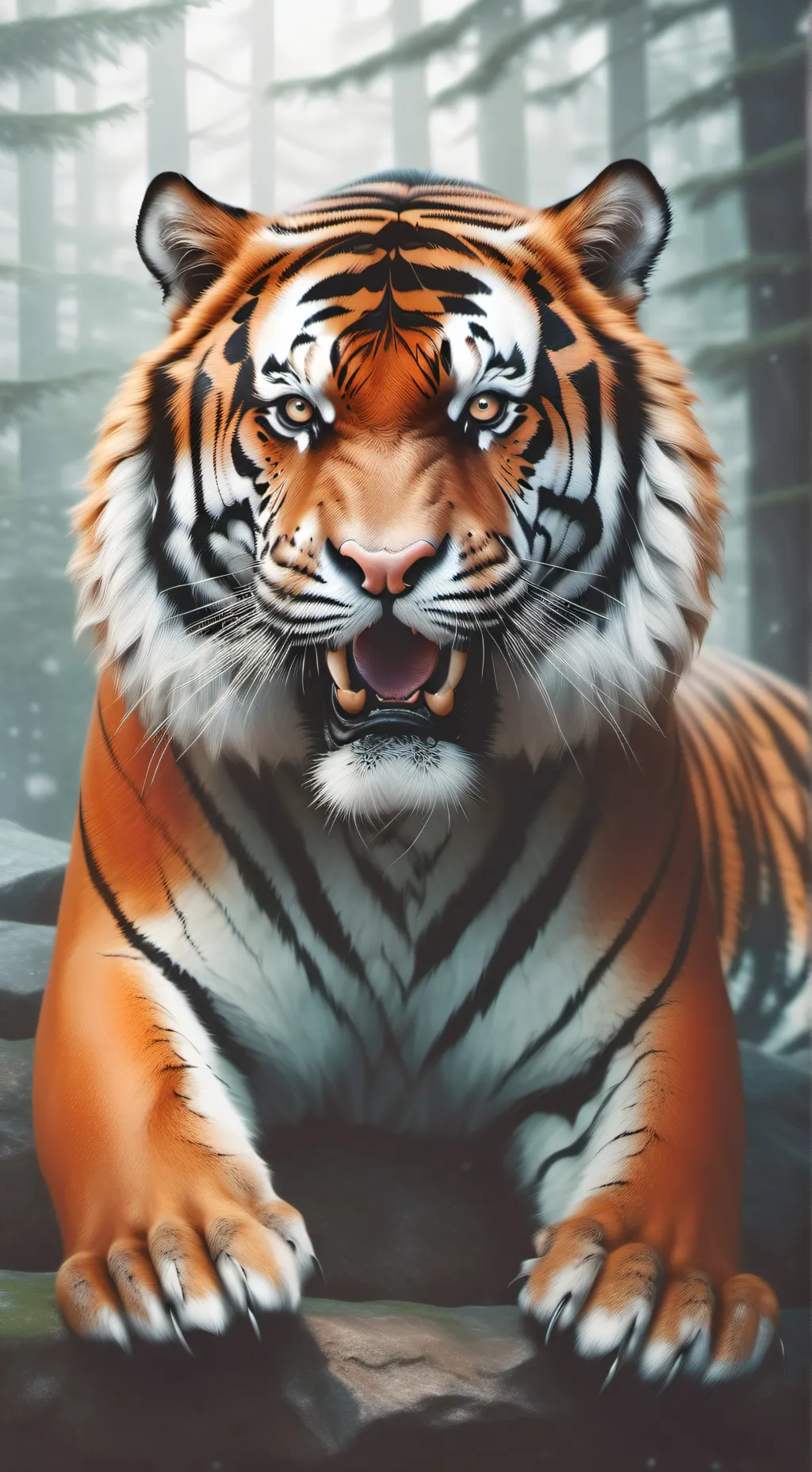 ai character: Shere Khan  background