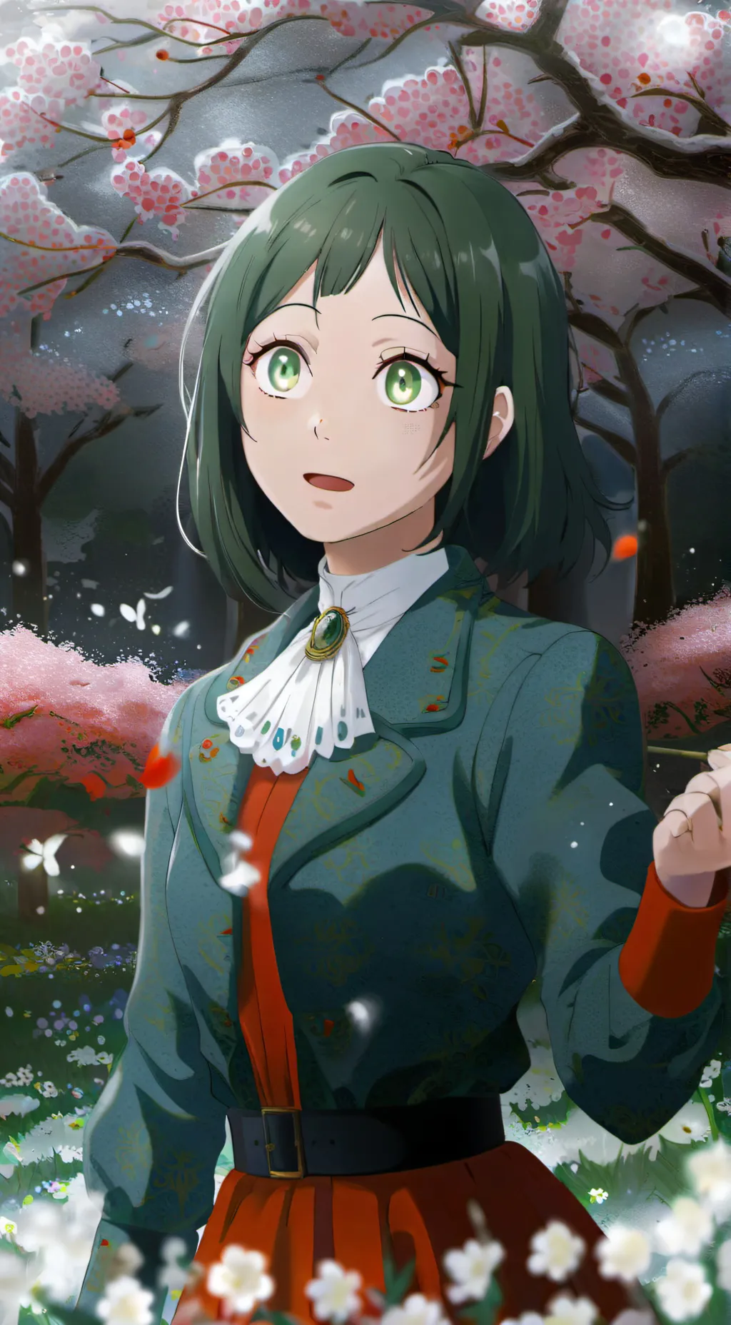 ai character: Inko Midoriya  background