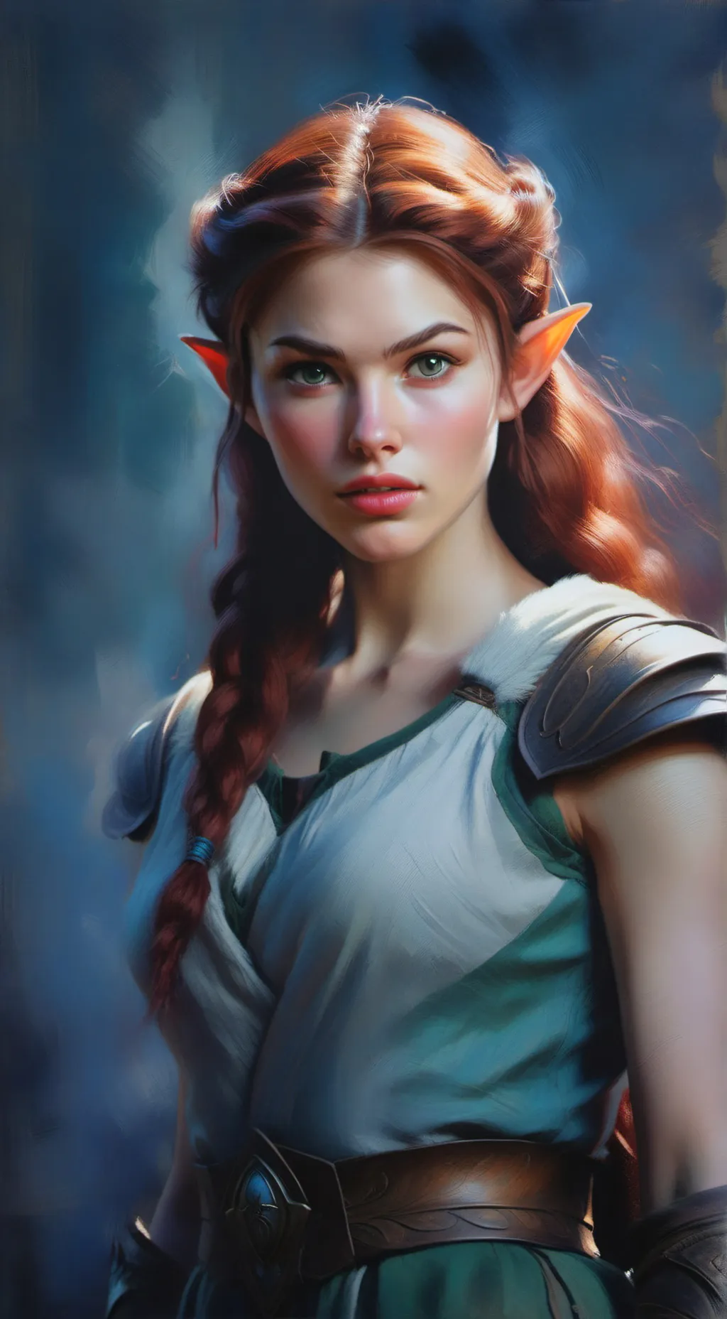 ai character: Everea Verdantine background