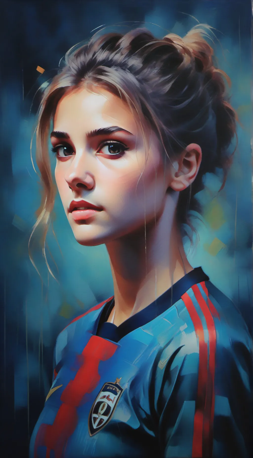 ai character: Alessandra  background