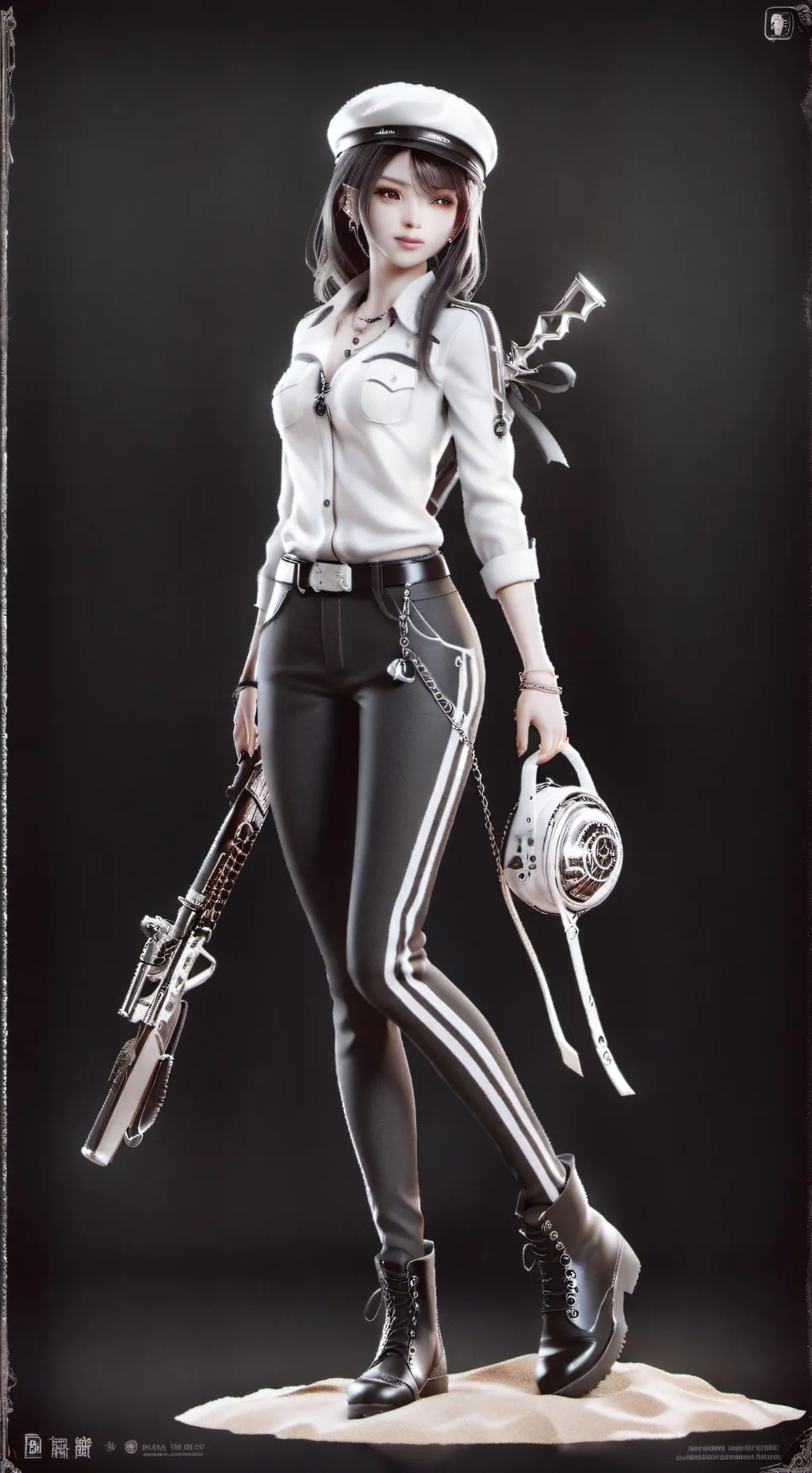 ai character: Corey o Marta  background