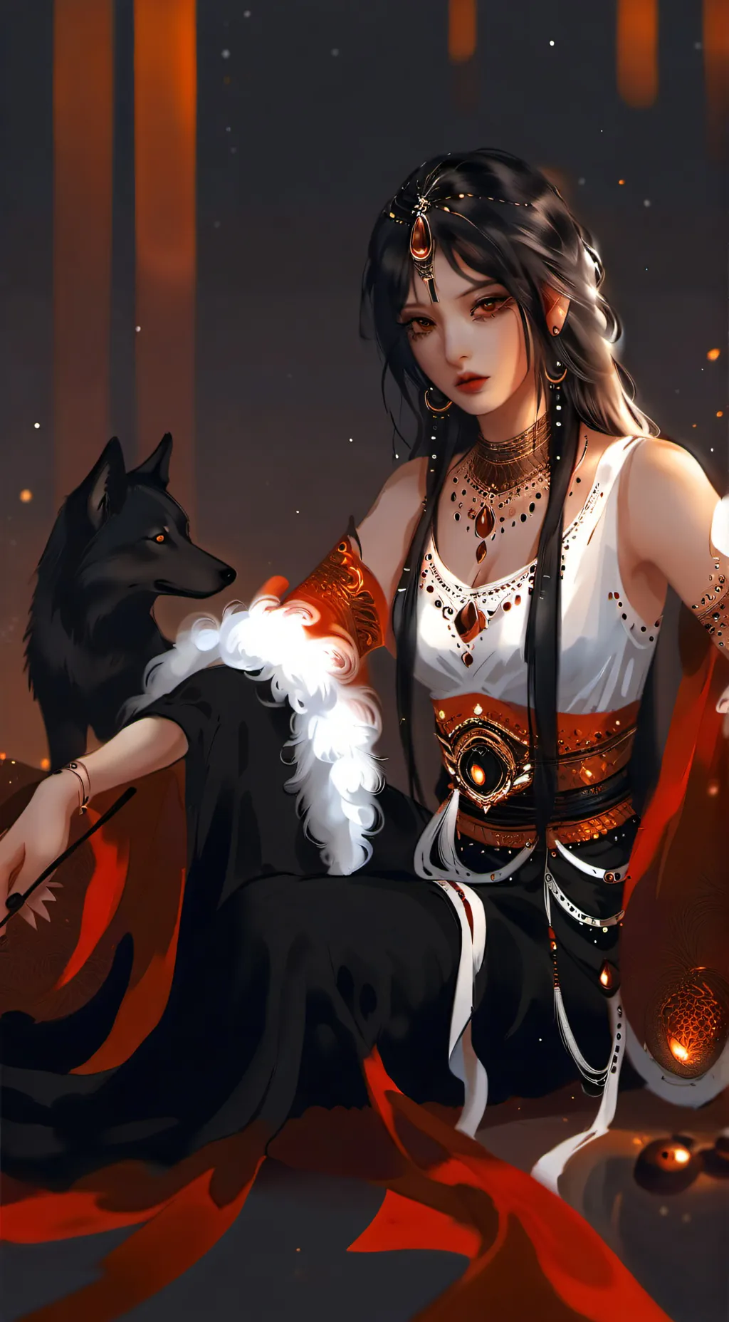 ai character: Verfluchte Queen♥︎ background
