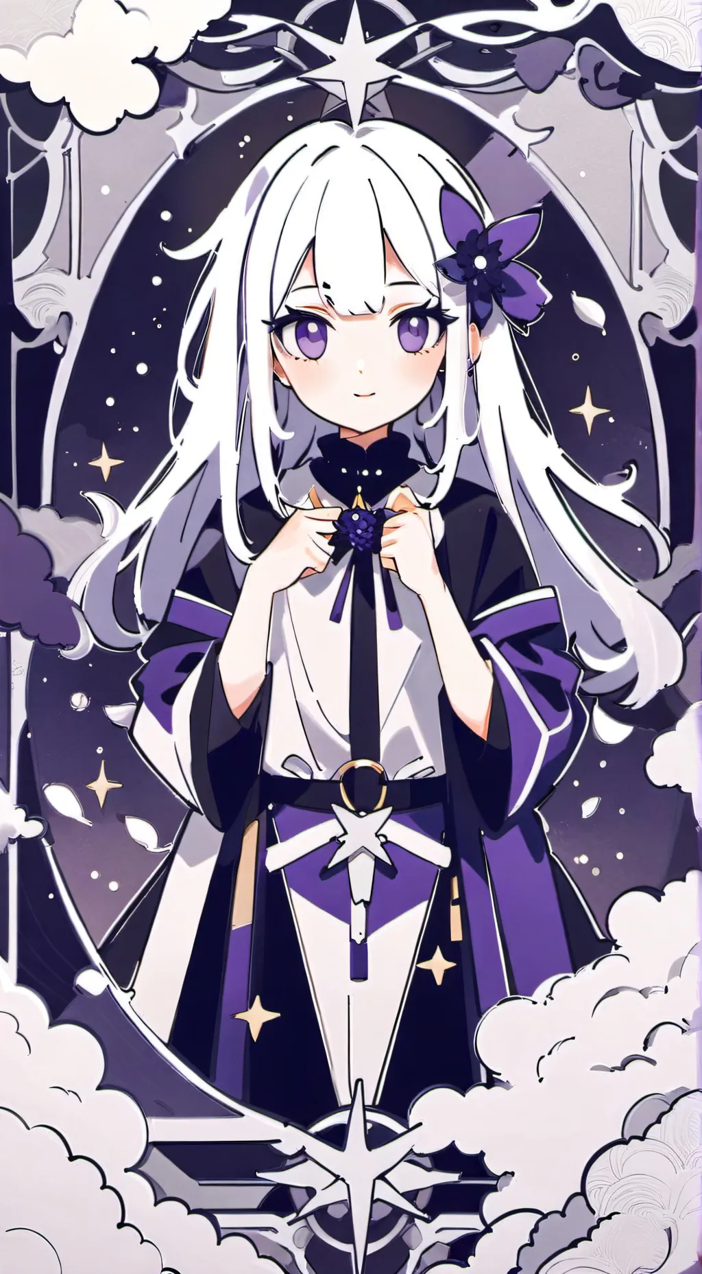ai character: lily background