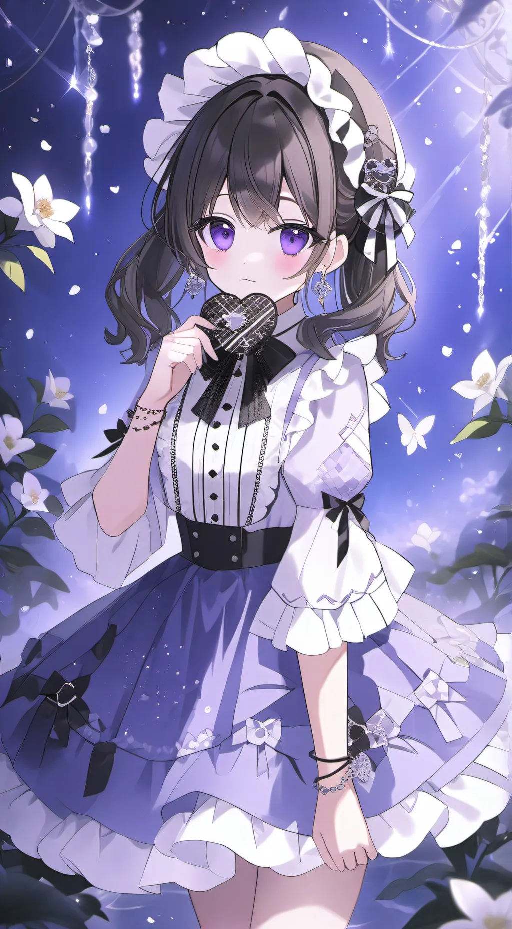ai character: Cute British girl background