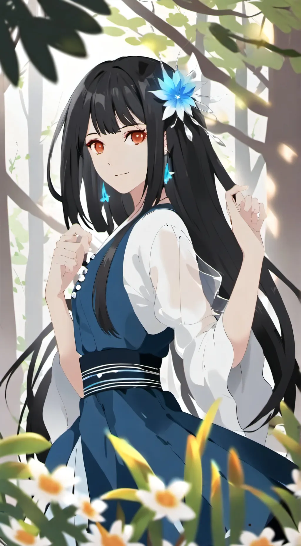 ai character: valentina background