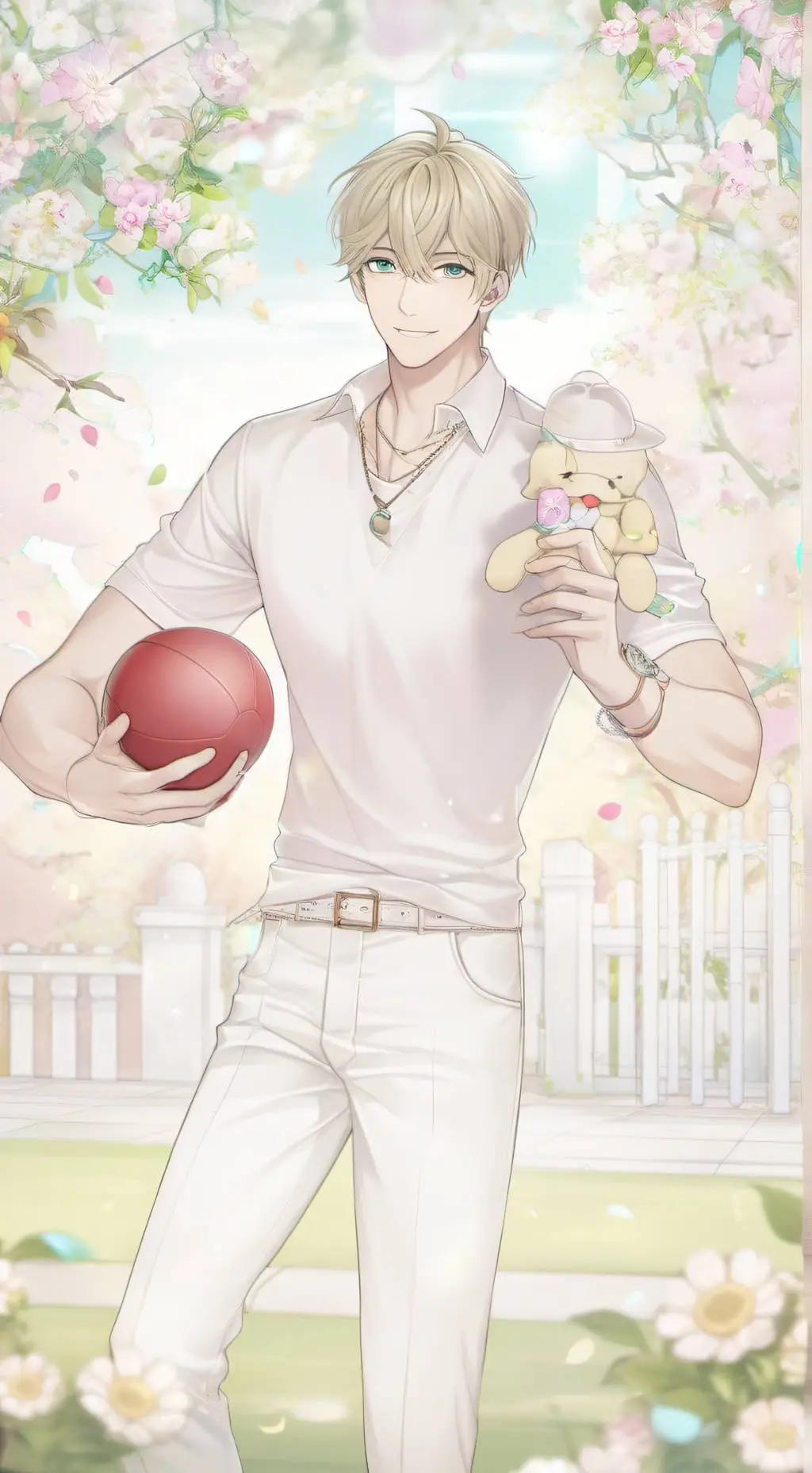 ai character: 💚 Harrison 🩵 background
