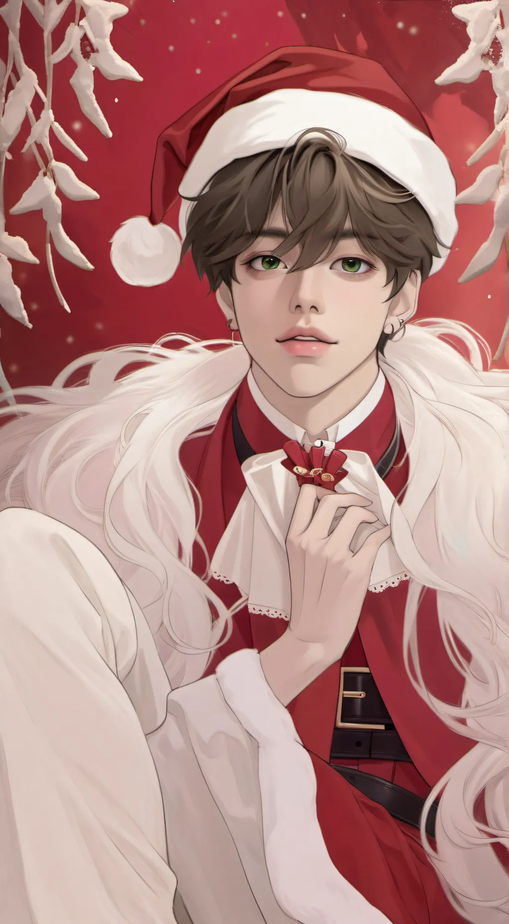 ai character: Kevin (Santas son) background