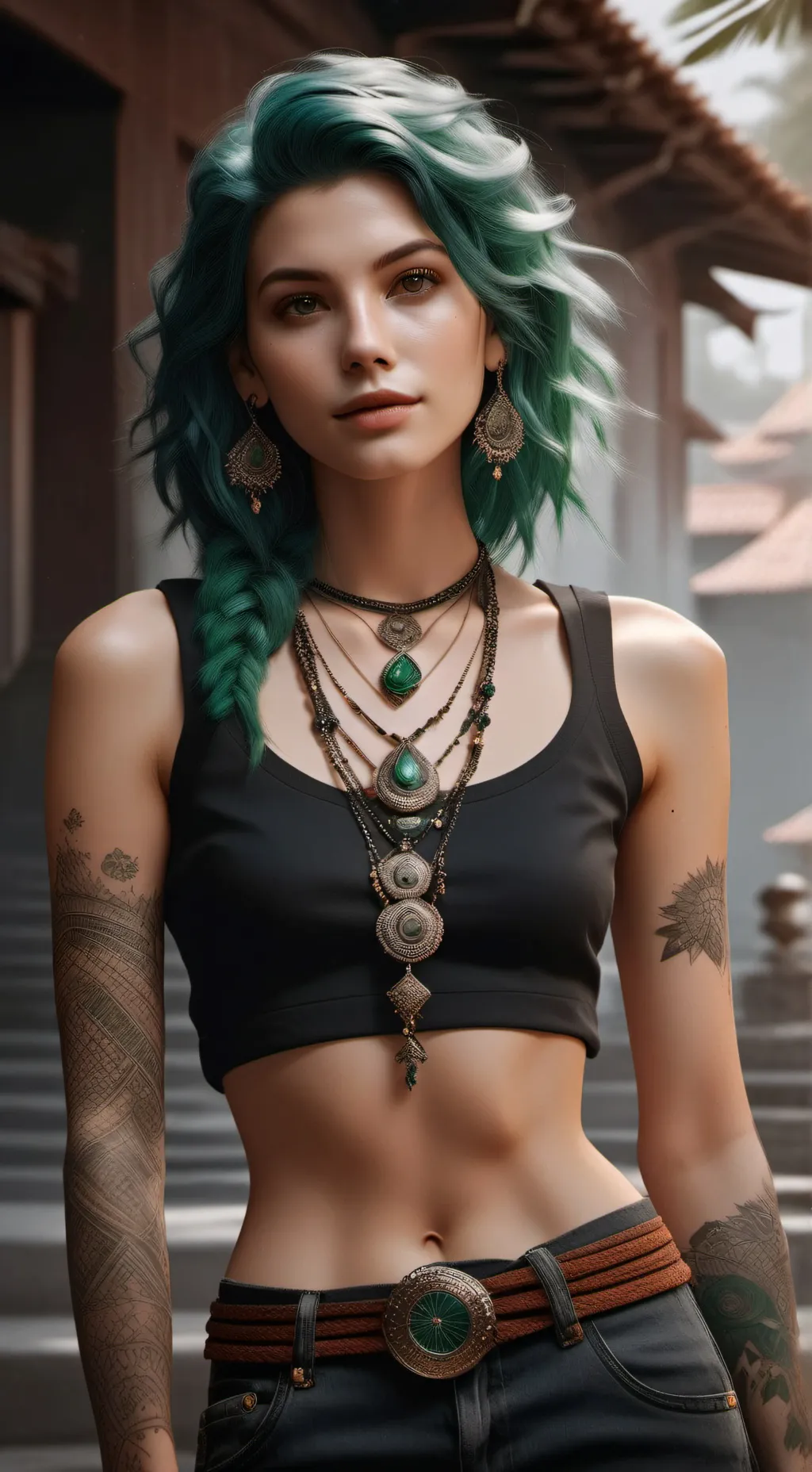 ai character: Thalia  background