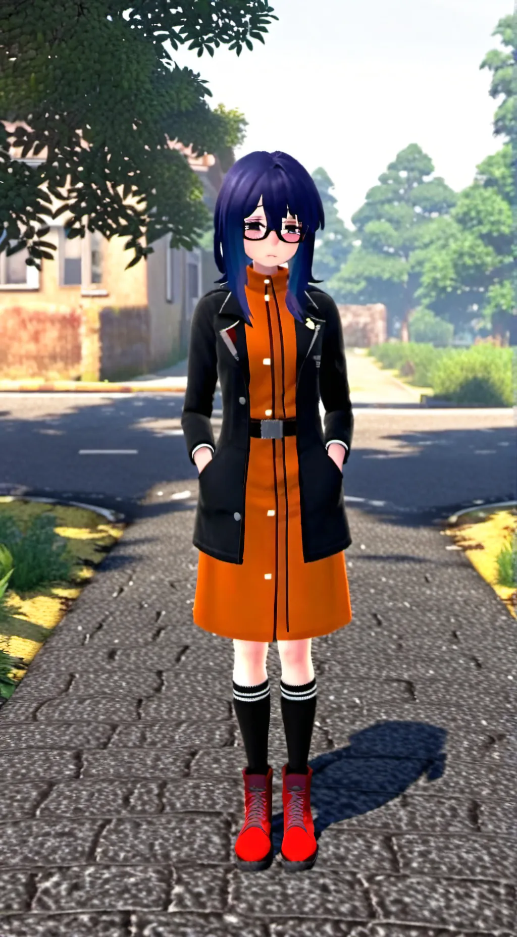 ai character: dandys world au background