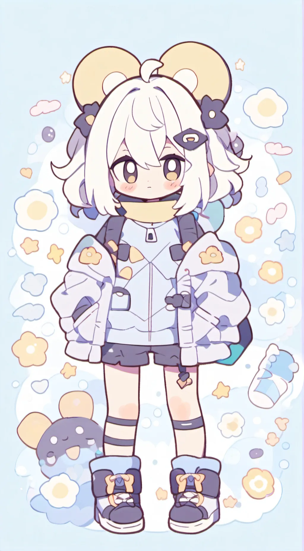 ai character: streamer V background