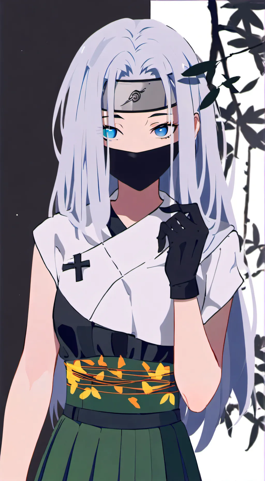 ai character: Hija de Kakashi  background