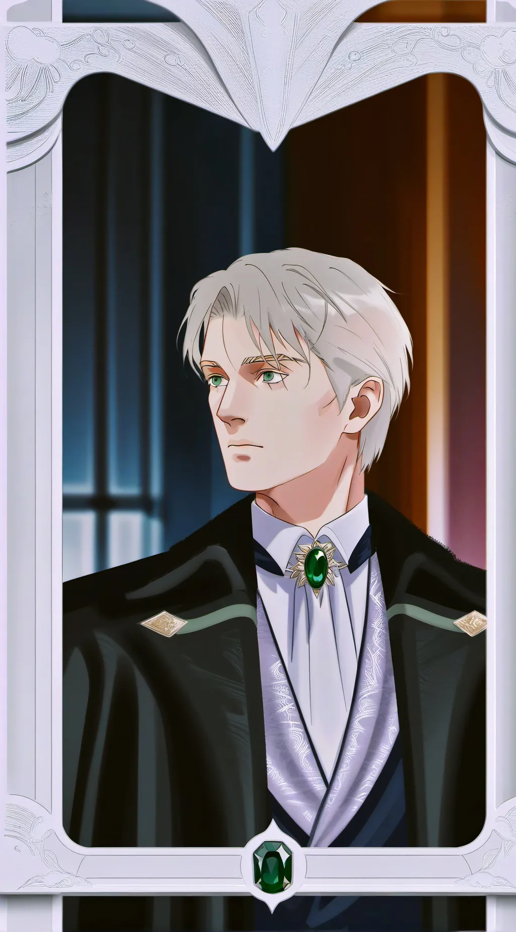 ai character: Draco Malfoy  background