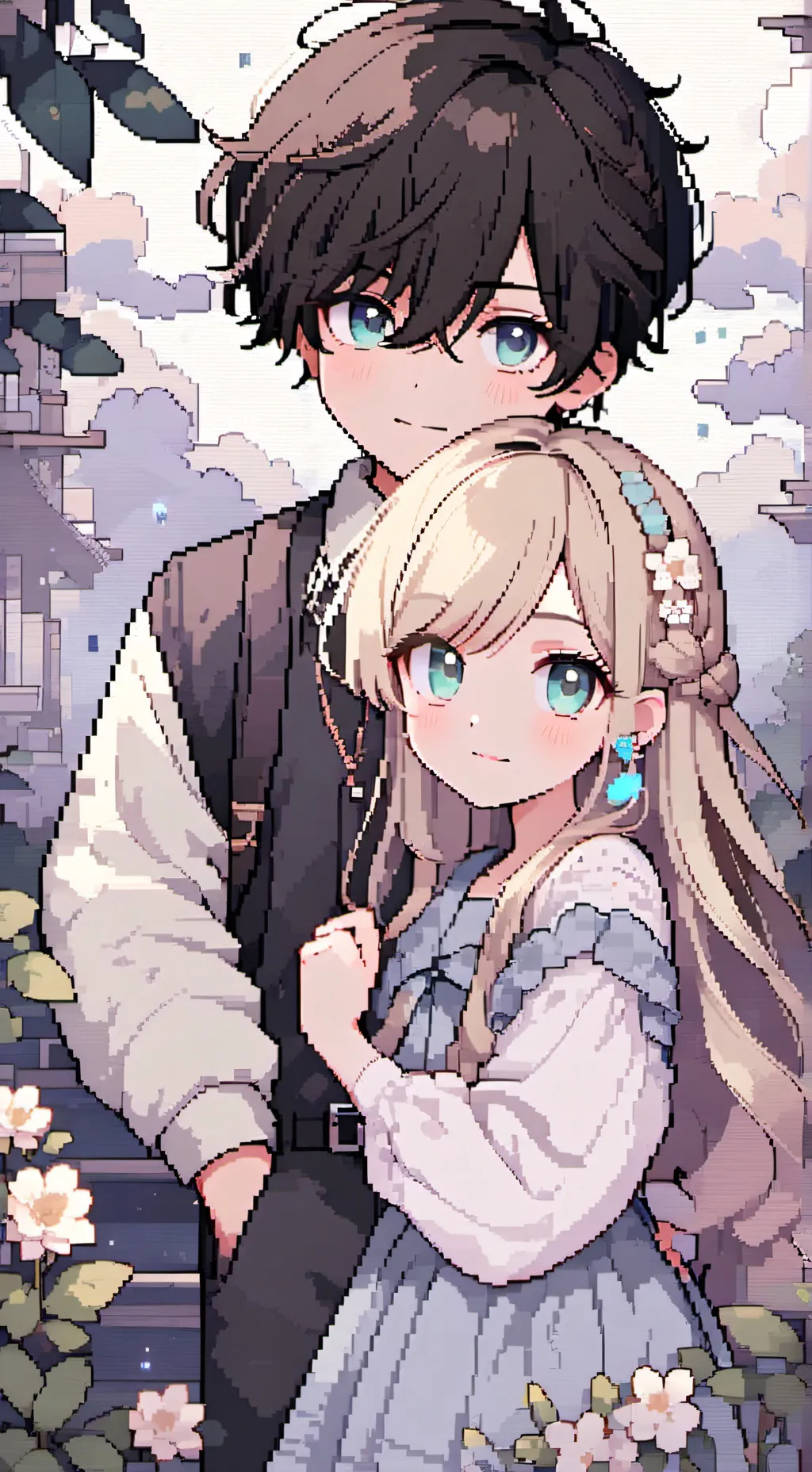 ai character: Ethan and Courtney background