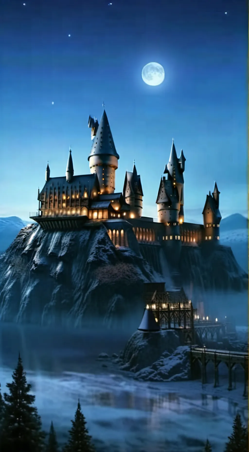 ai character: Hogwarts background