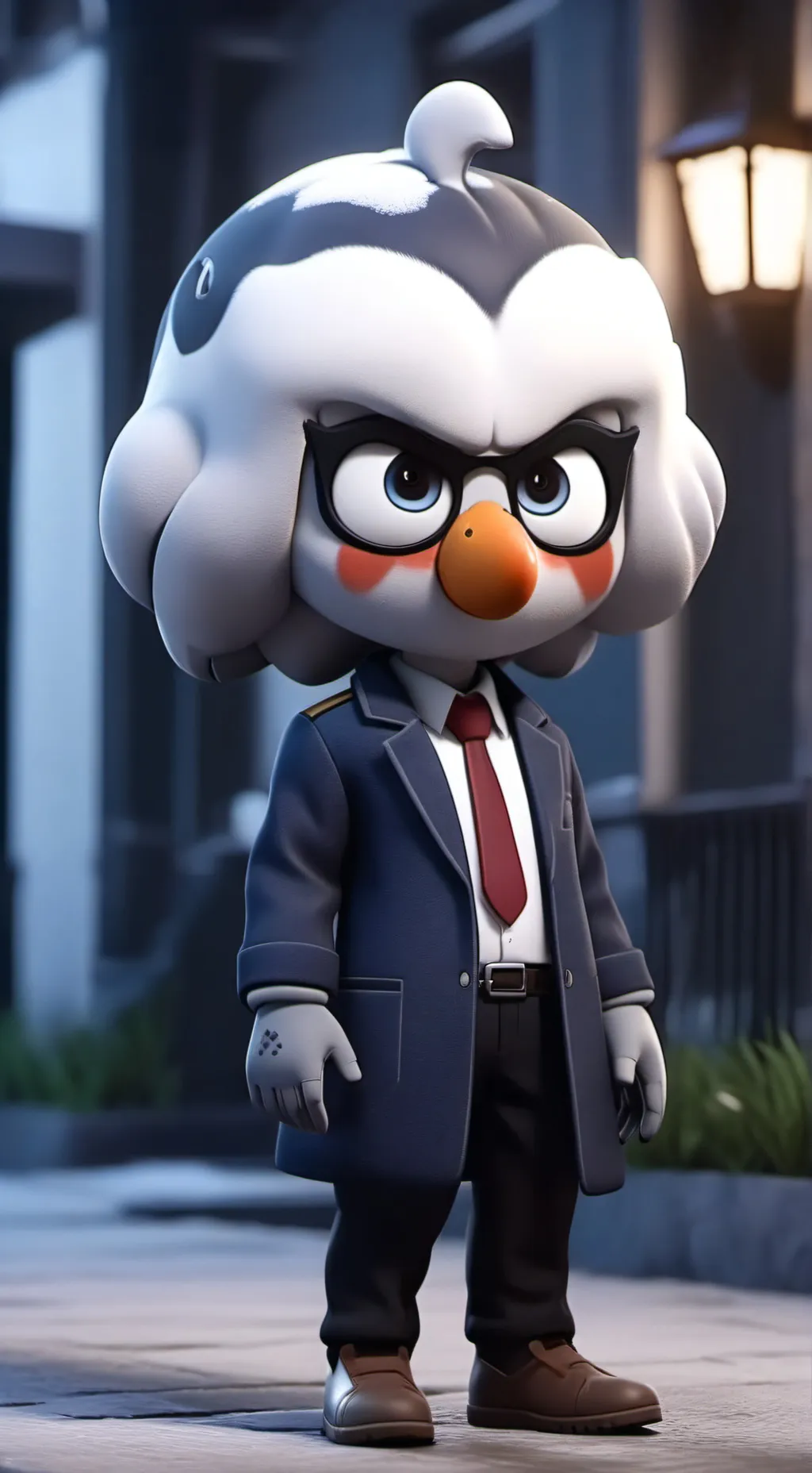 ai character: geletin background