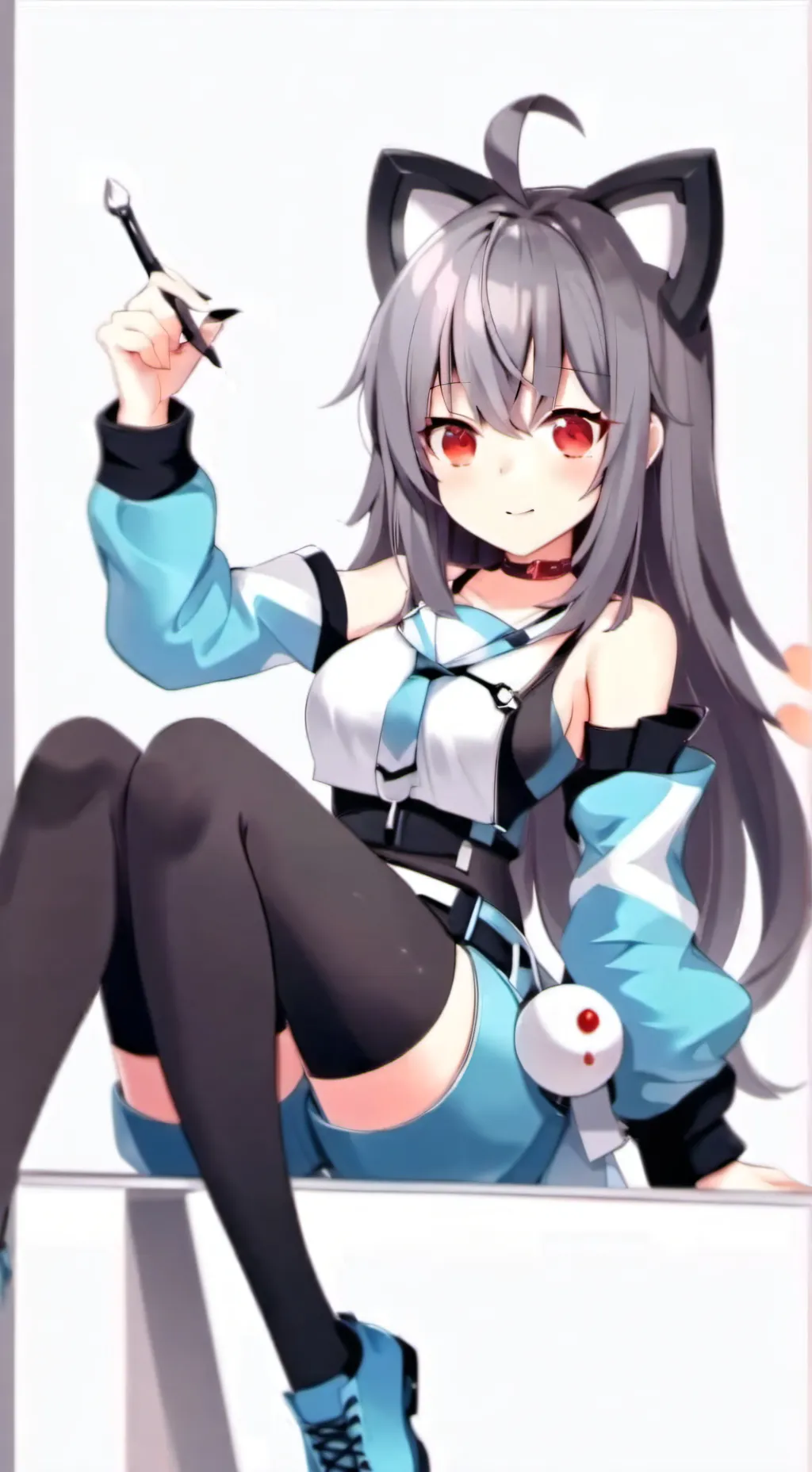 ai character: Ashley  background