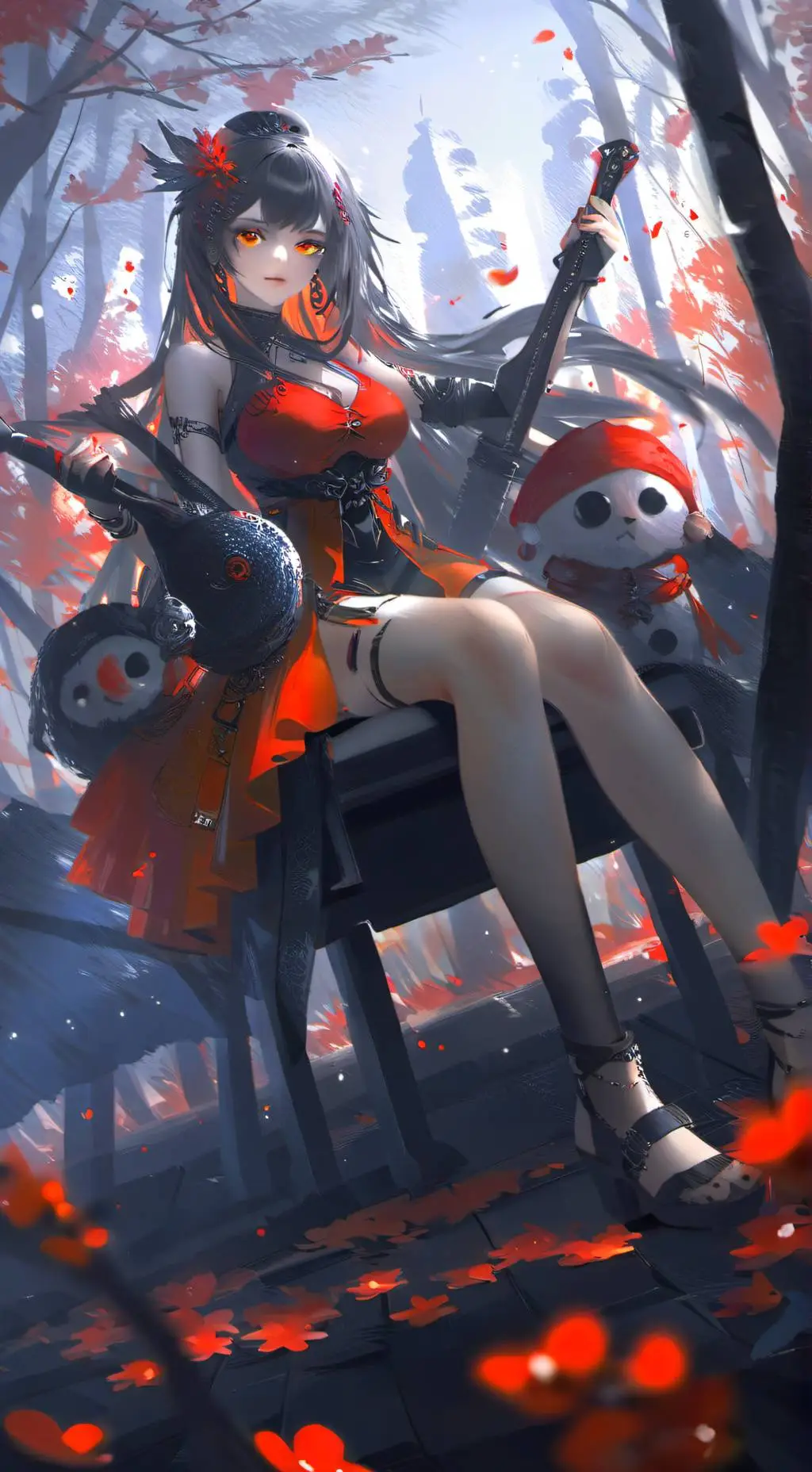 ai character: Lyra background