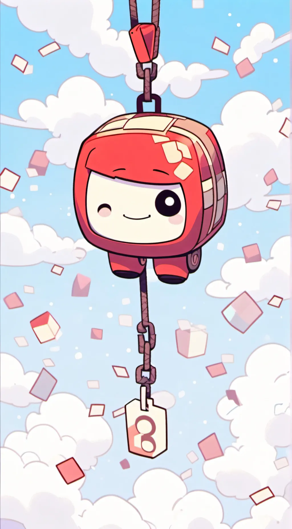 ai character: Klasky Csupo background