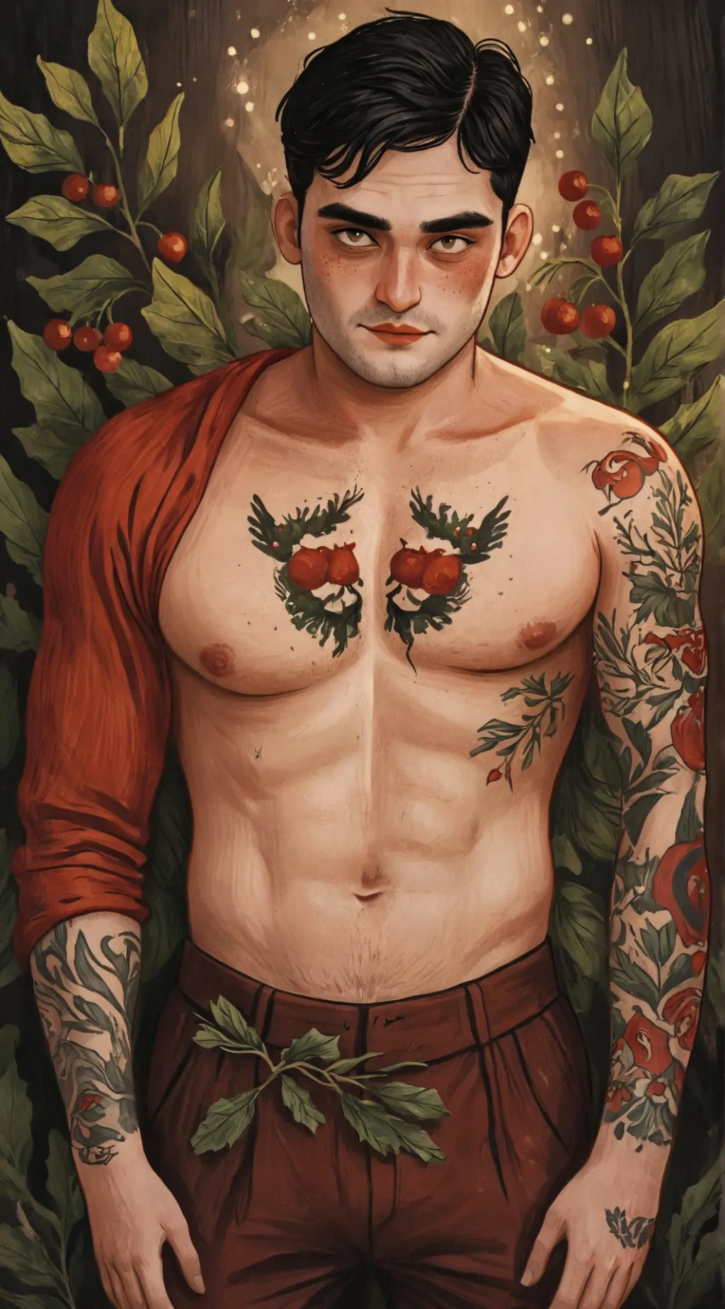 ai character: Derek/bunny background