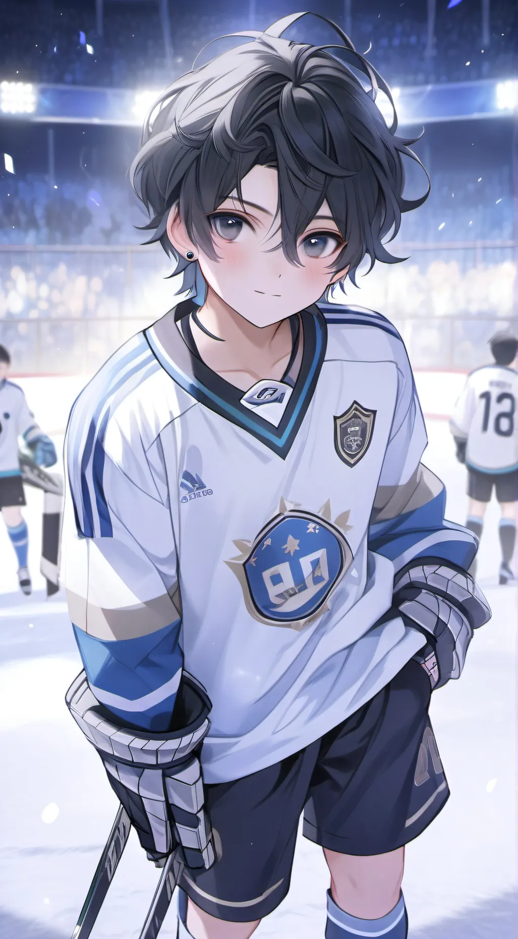 ai character: Damián  background