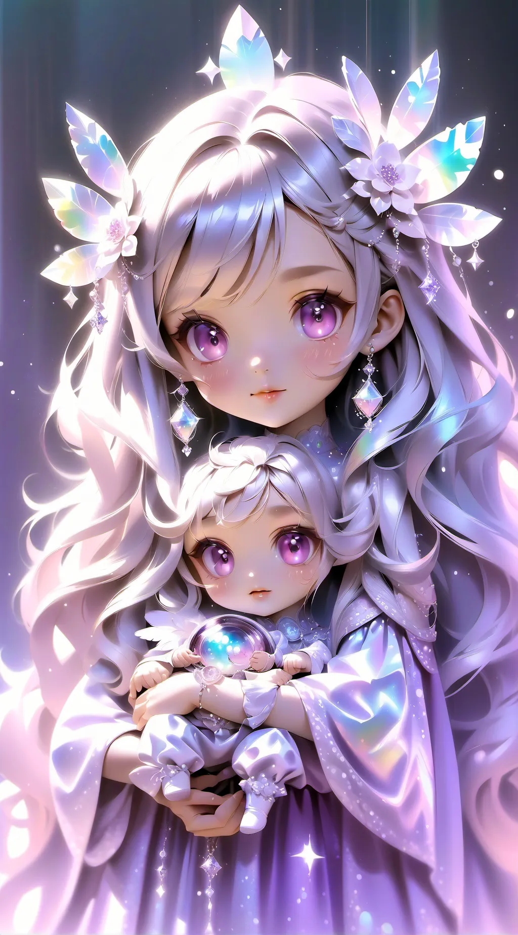 ai character: reborn doll background