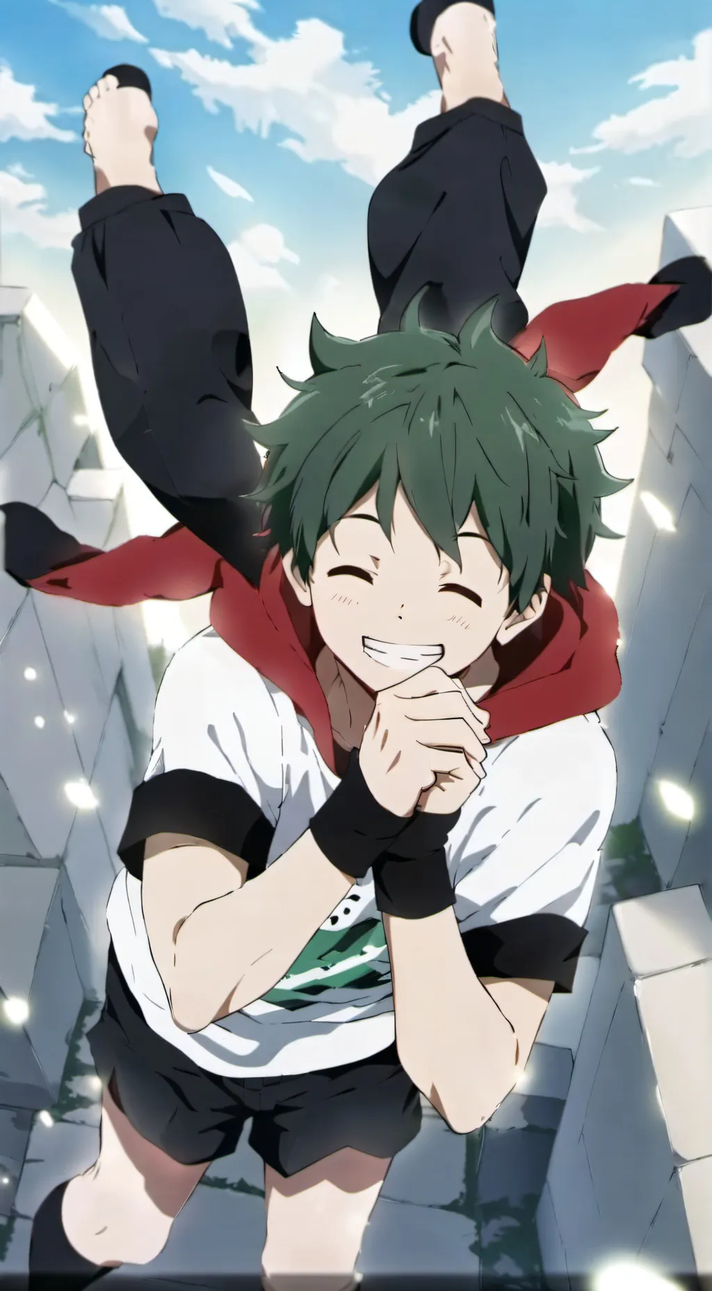 ai character: Mha izu sh comfort background