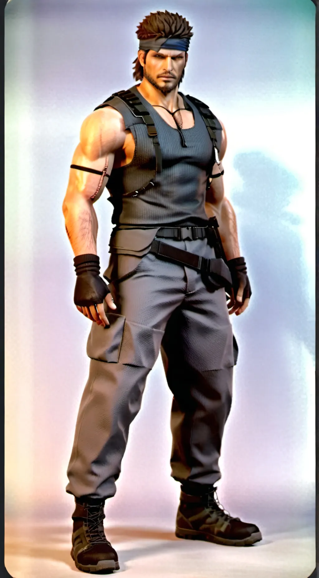 ai character: Solid Snake background
