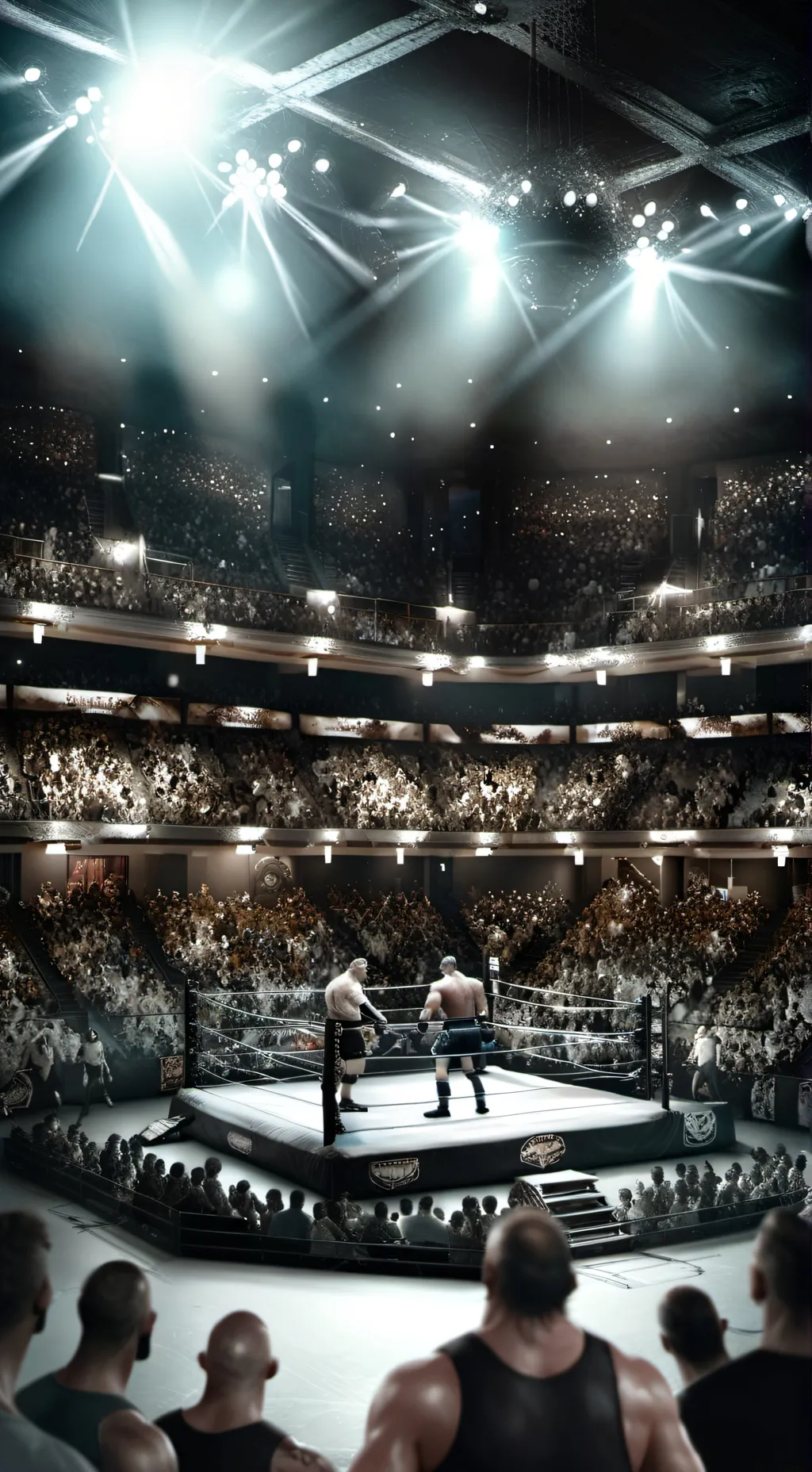 ai character: WWE Deathmatch background