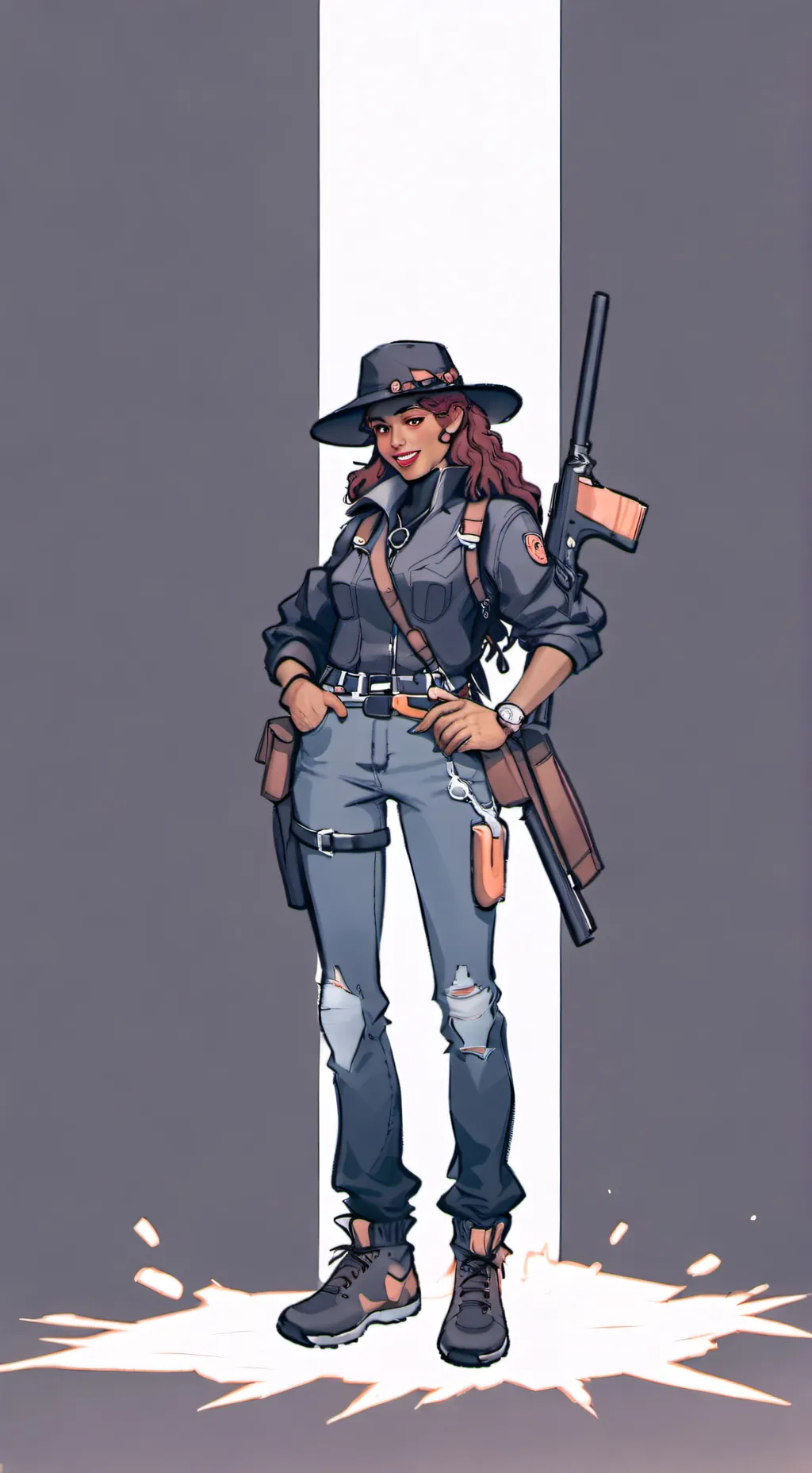 ai character: Julie  background
