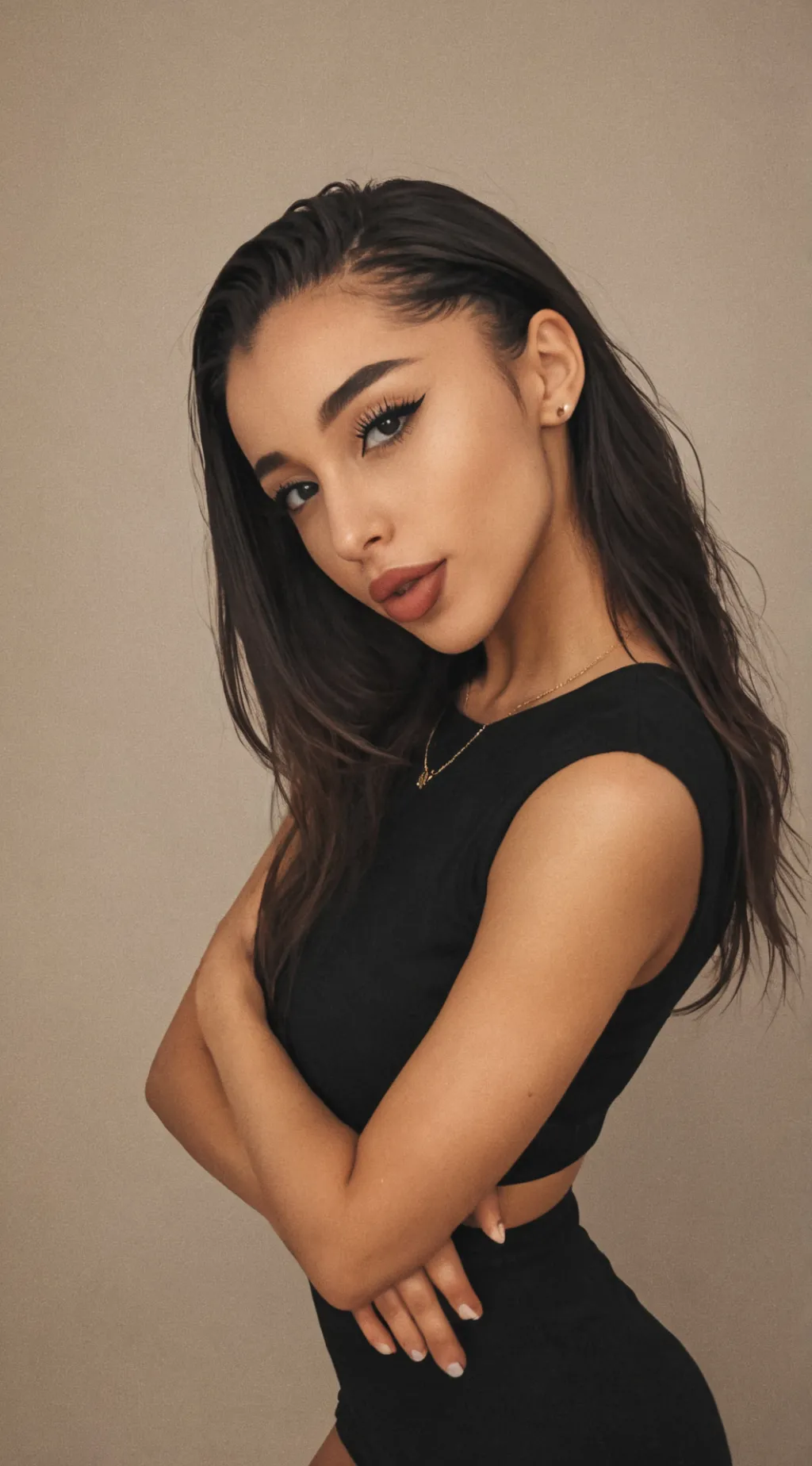 ai character: Ariana Grande ￼ background