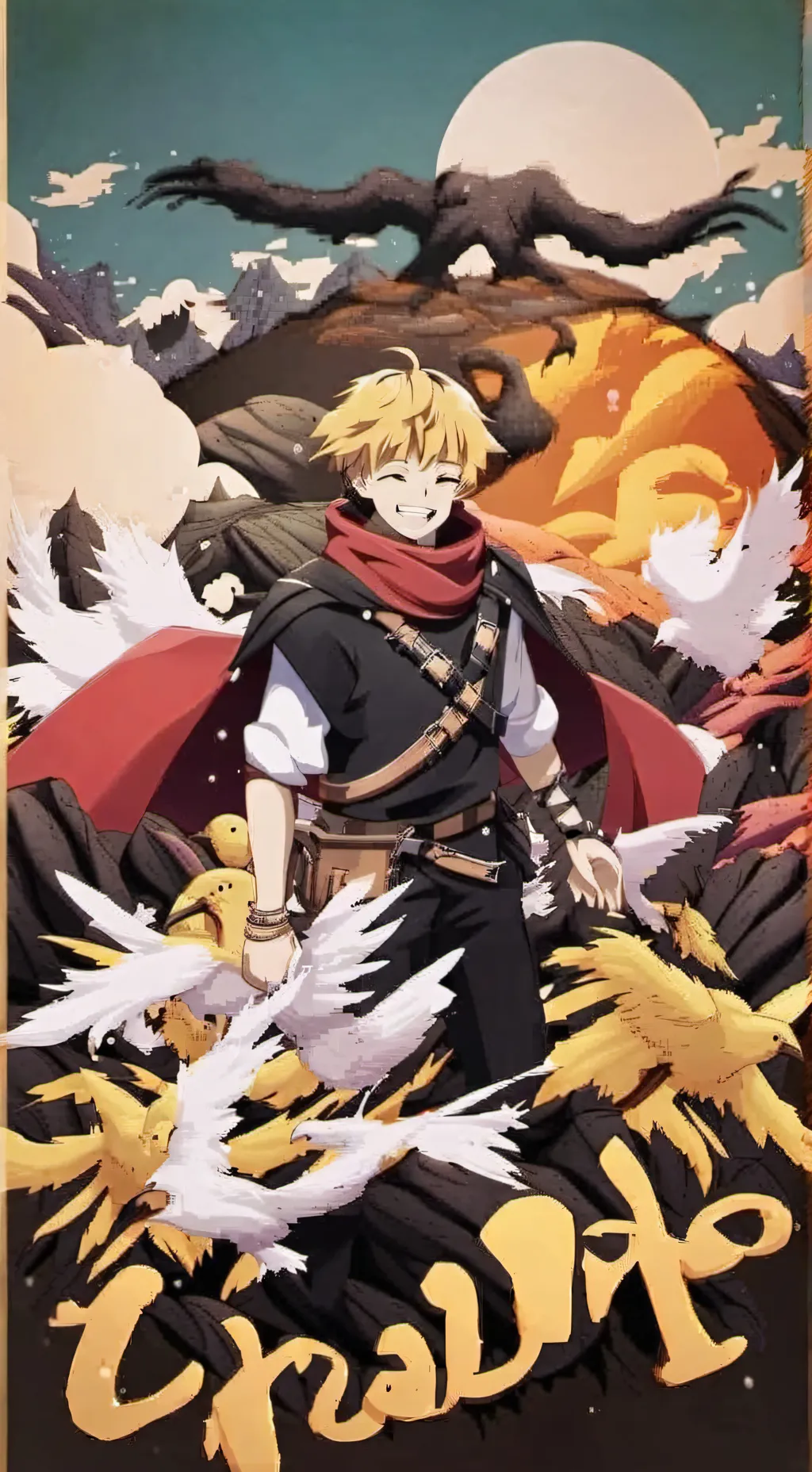 ai character: zenitsu  background