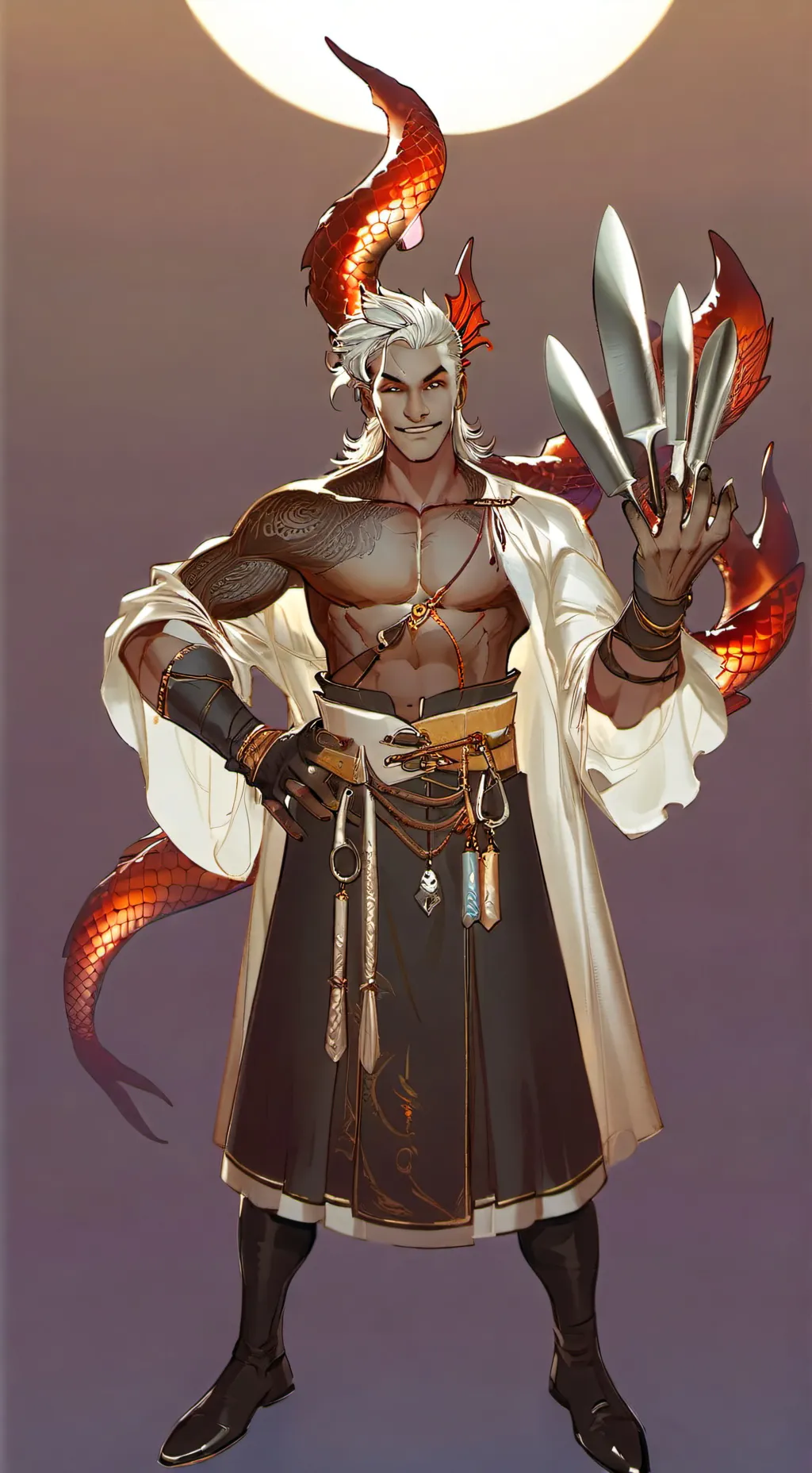 ai character: Chef Murk: Mer eel background