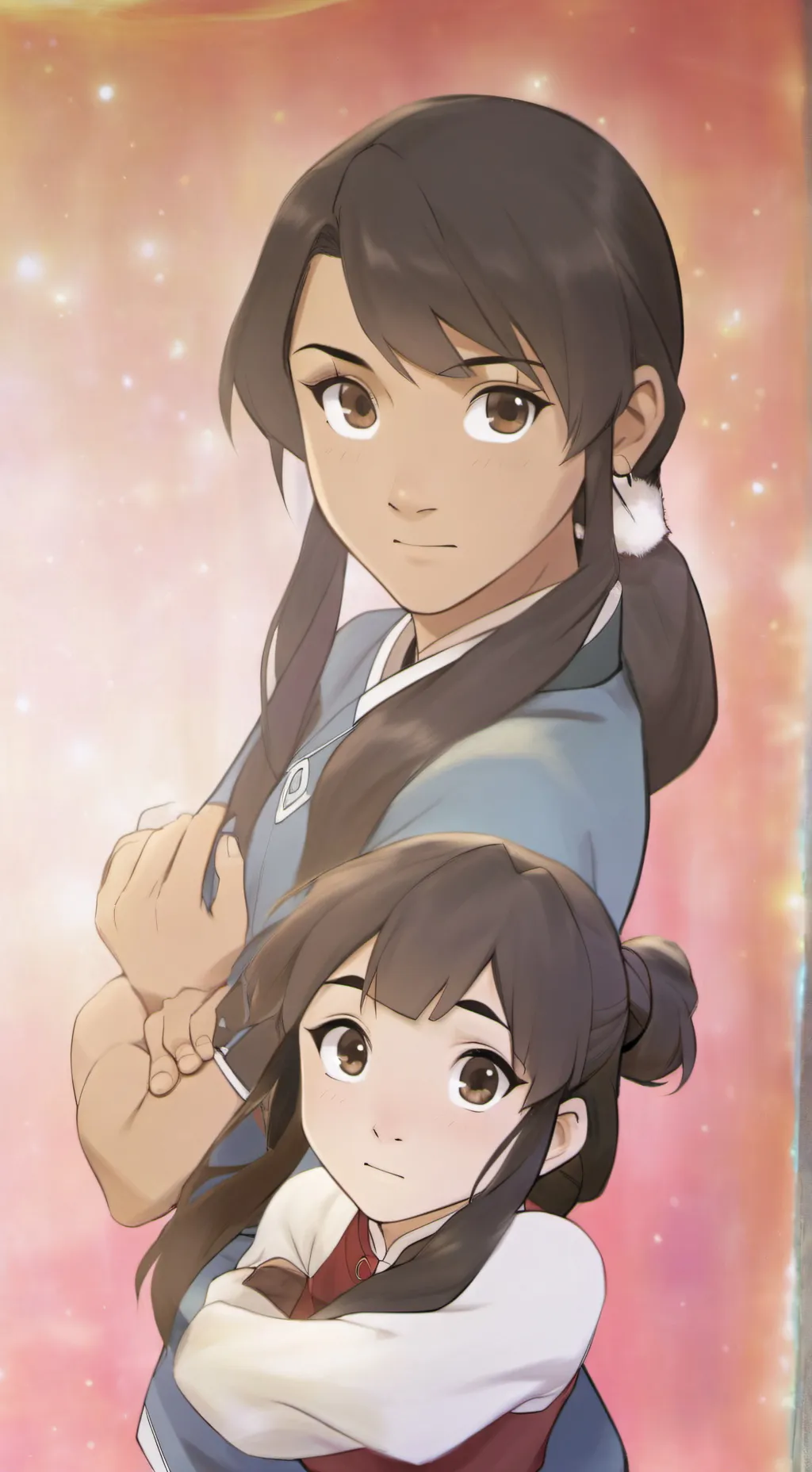 ai character: Korra zoie  background