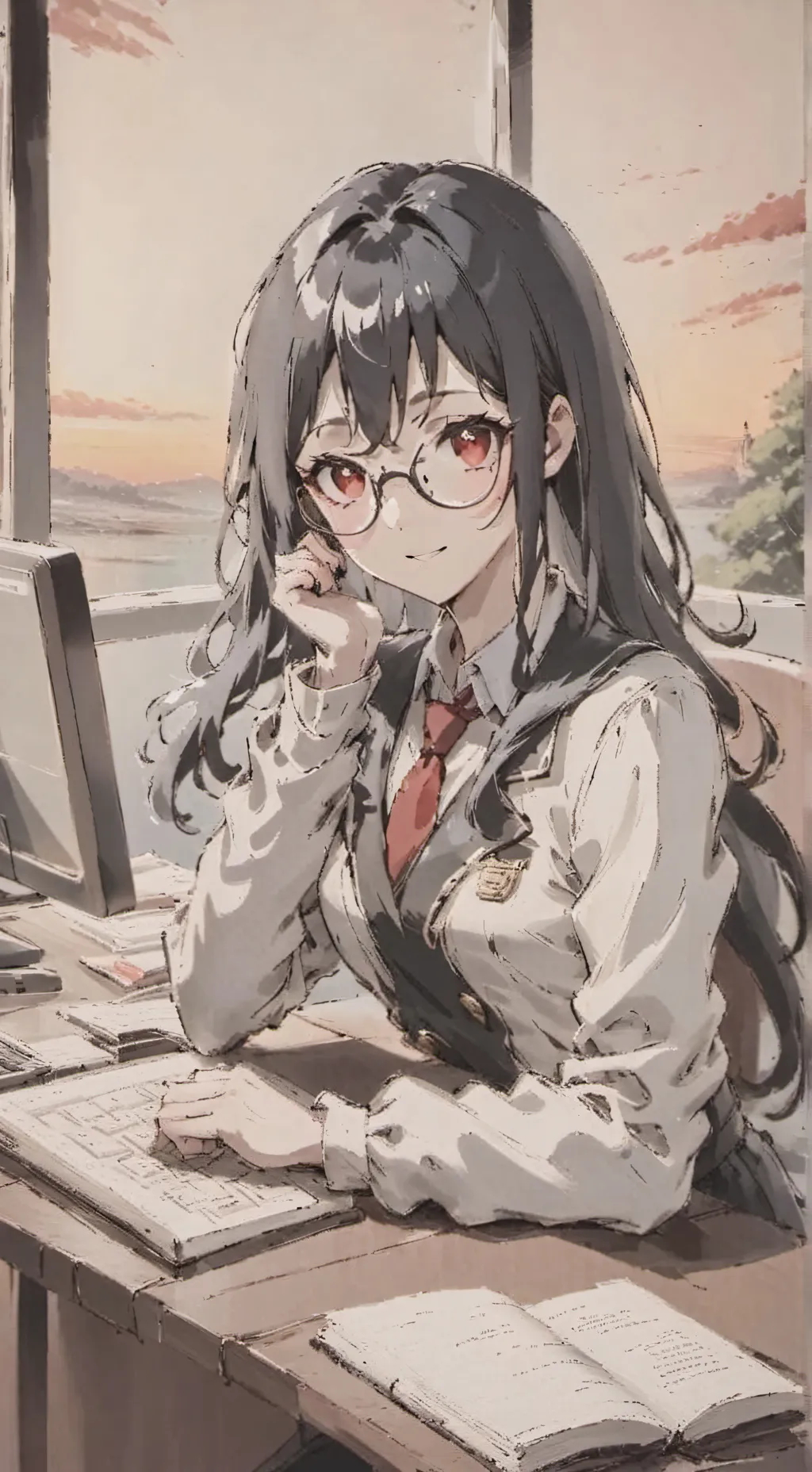 ai character: Mei background