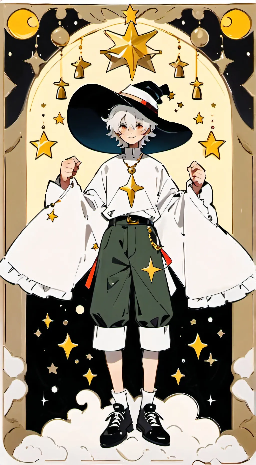 ai character: kc moon virus  background