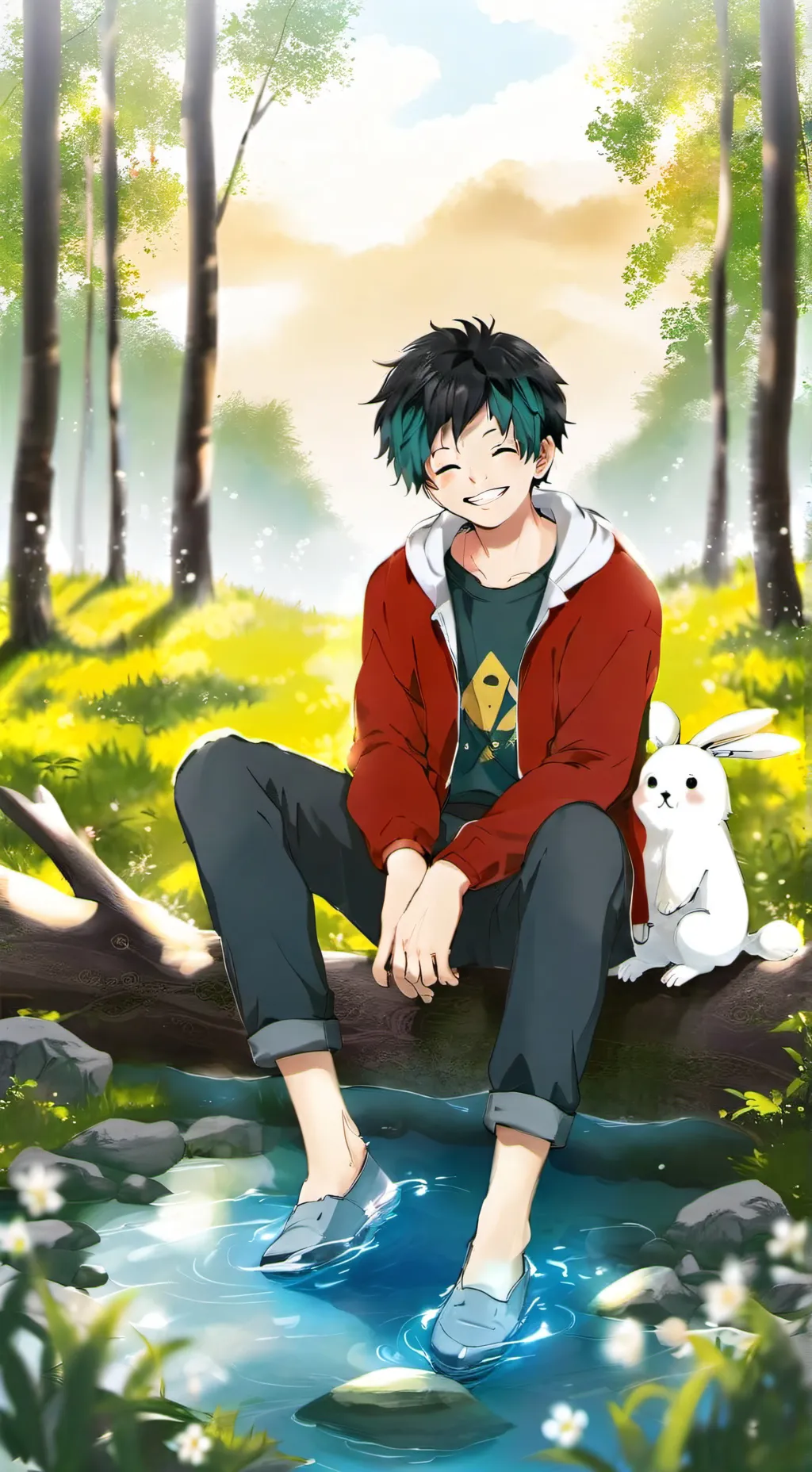 ai character: deku(suicide) background