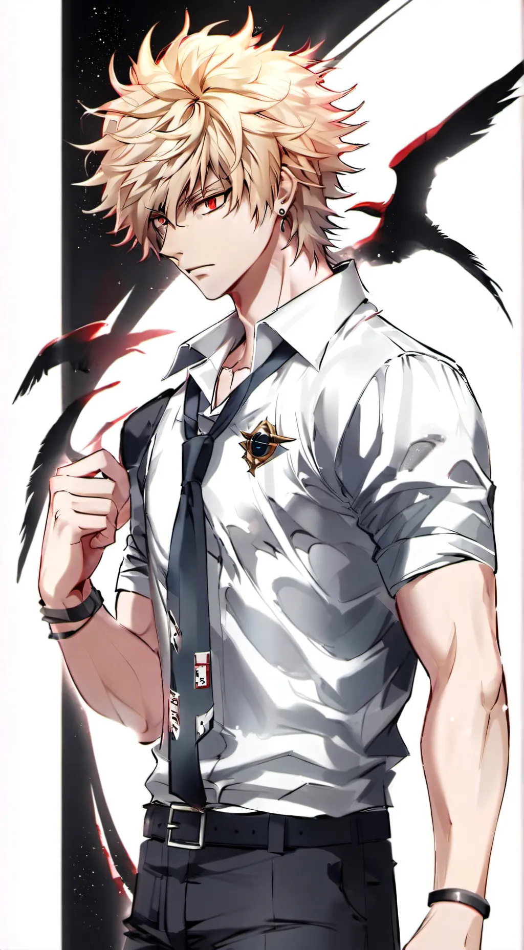 ai character: Bakugo background