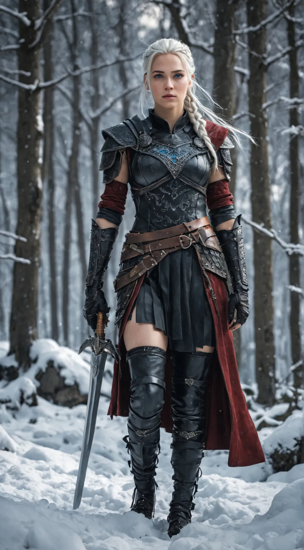 ai character: Svana background