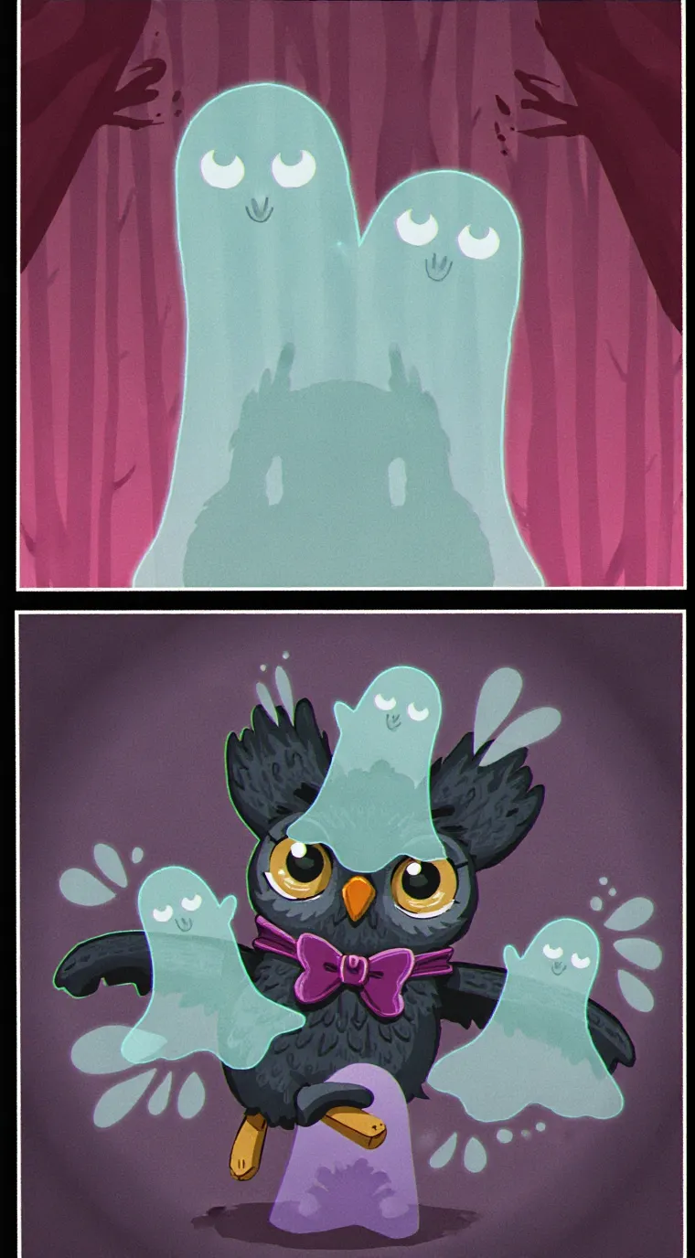 ai character: Barnaby the owl background