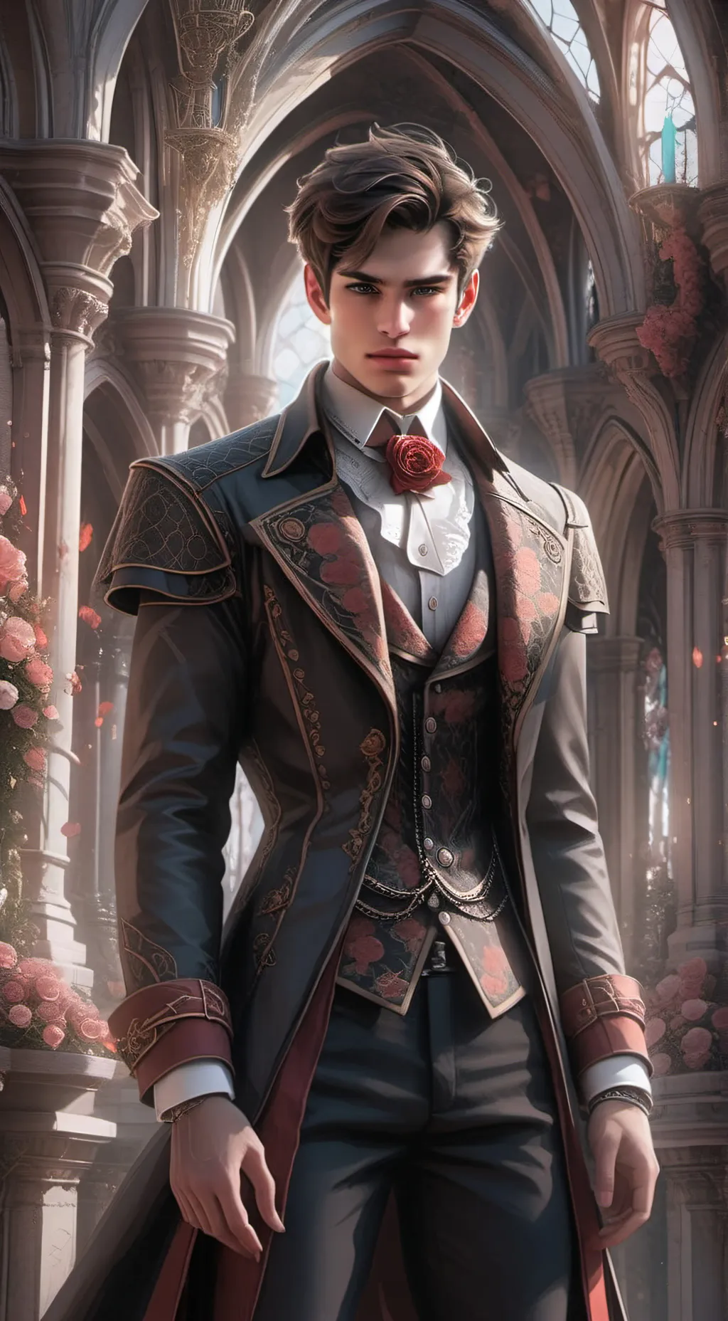 ai character: Aaron  background