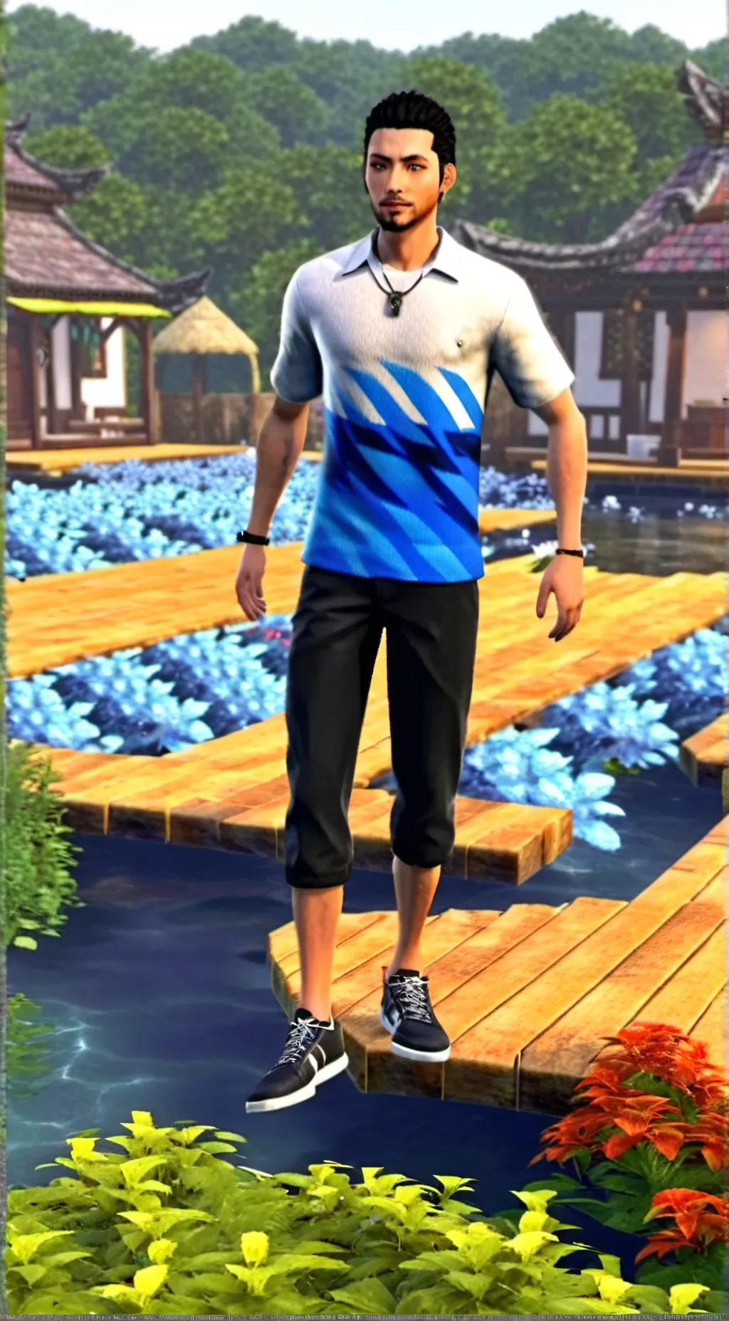 ai character: Chico hot background