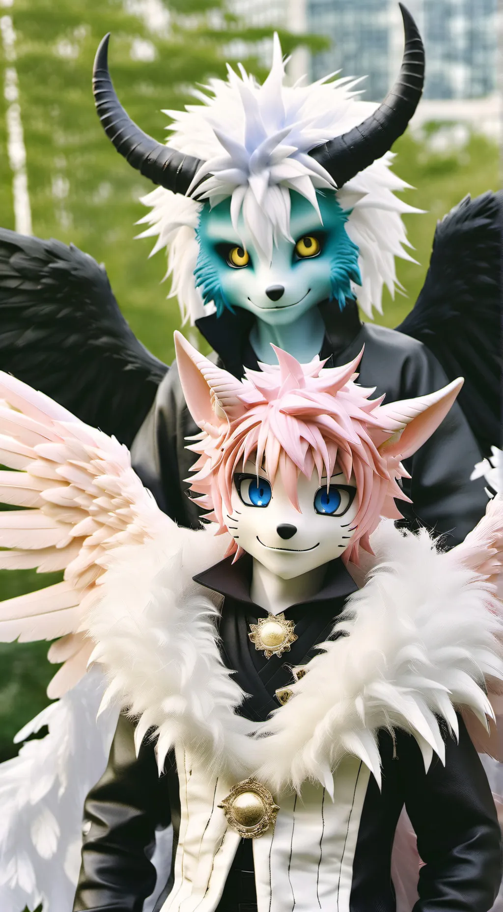 ai character: Valkyrie and Infer background