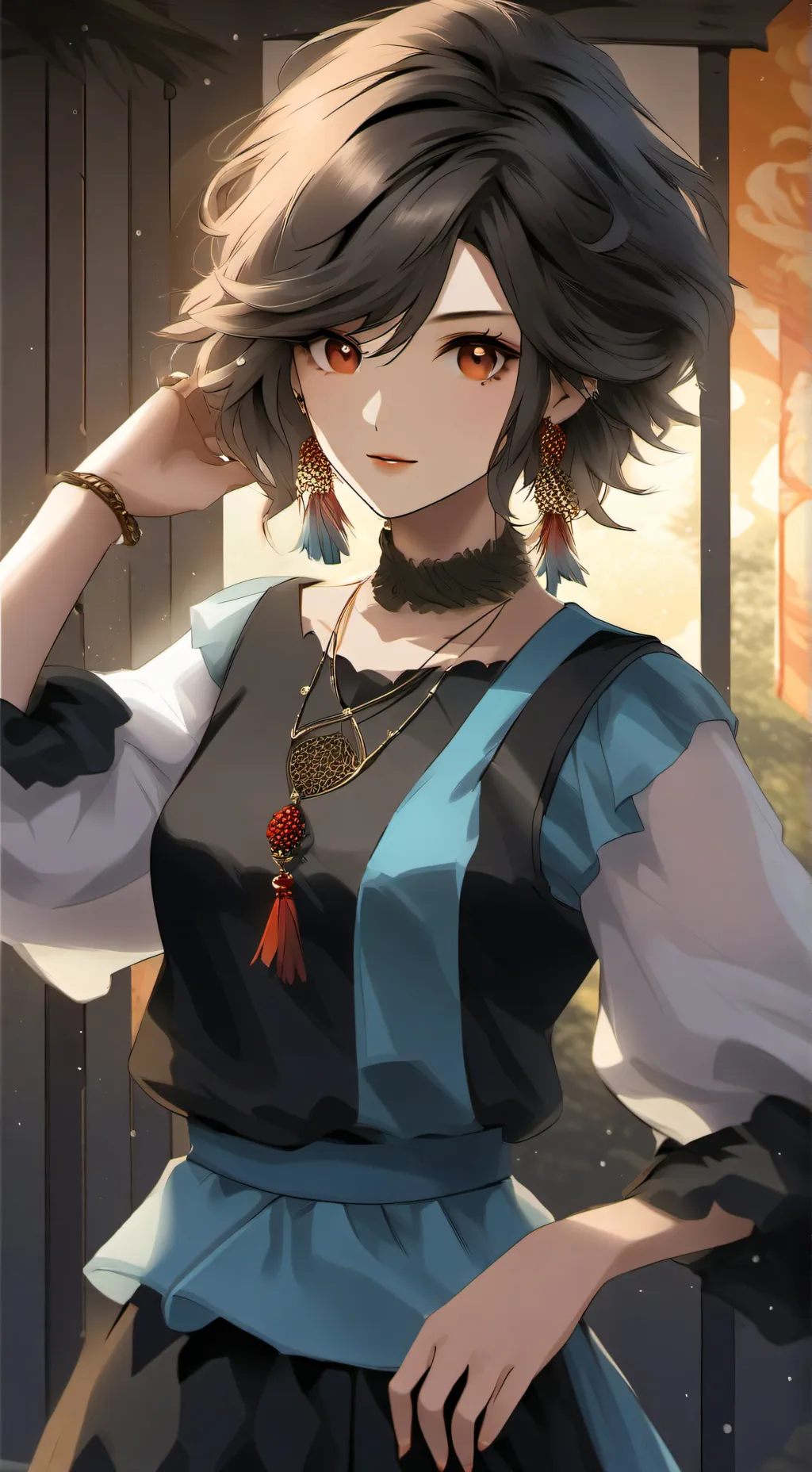 ai character: lianna  background